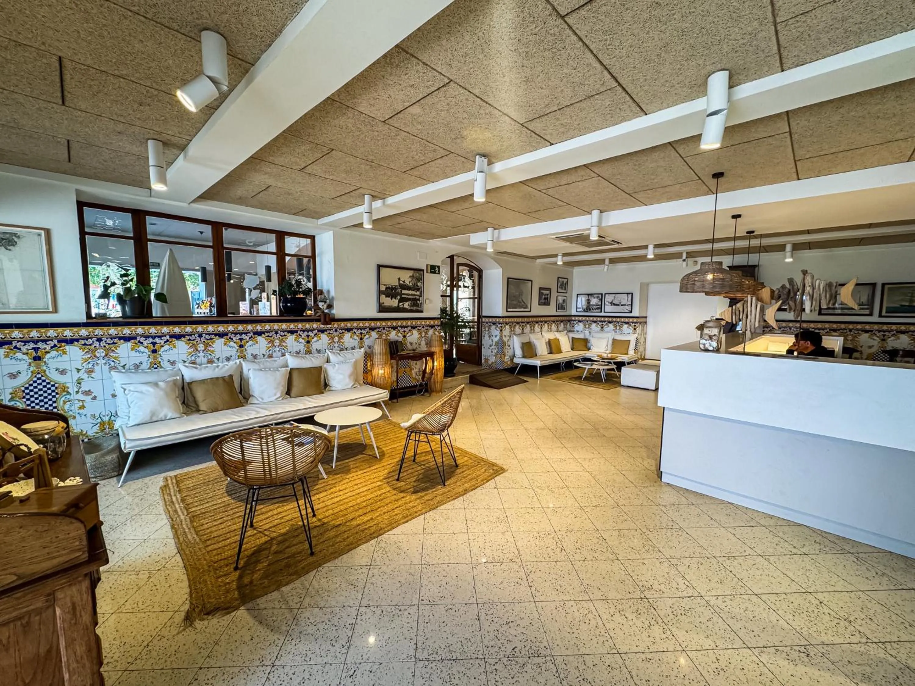 Lobby or reception in Hotel Marina