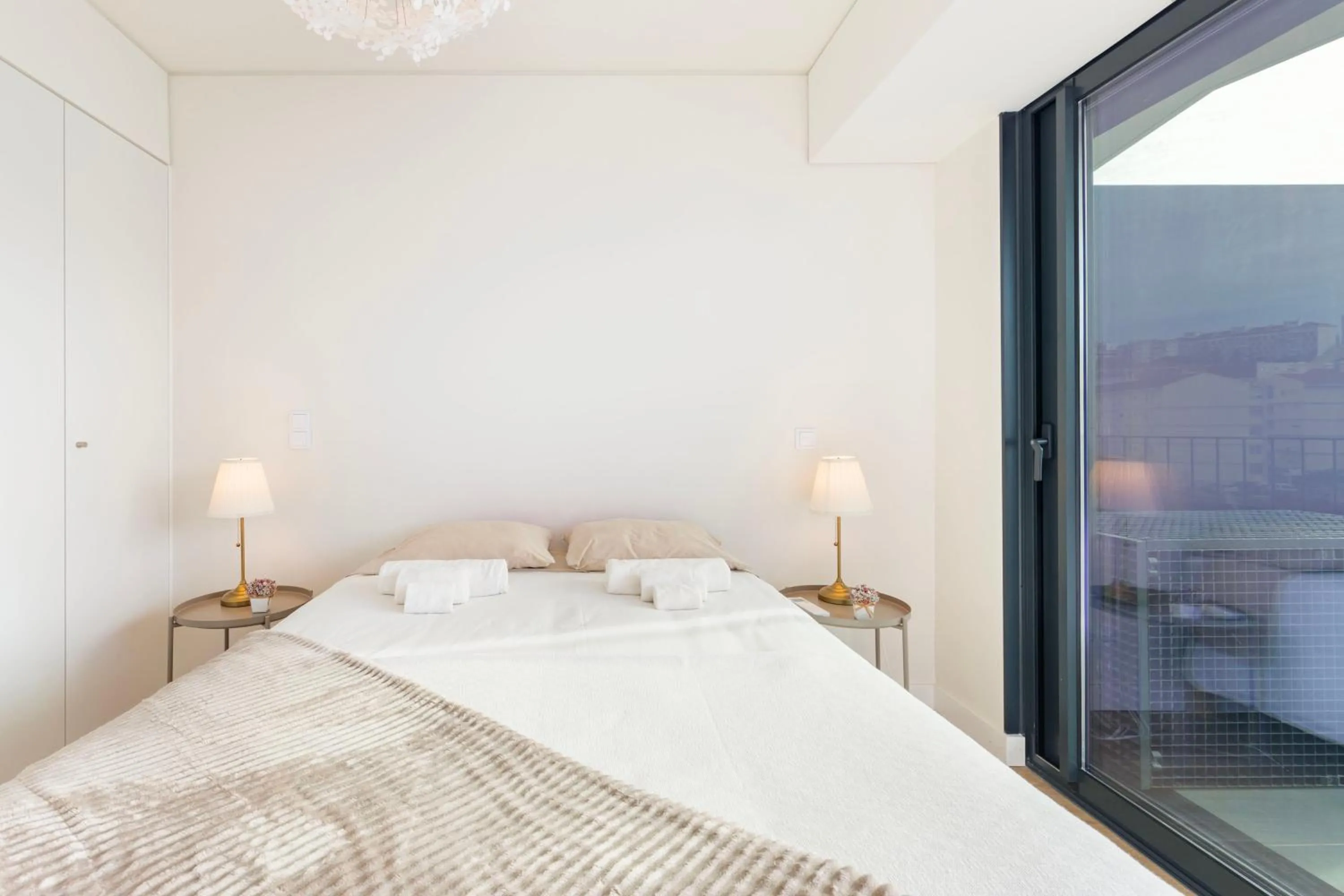 Bedroom, Bed in Apartment Lisboa Oriente