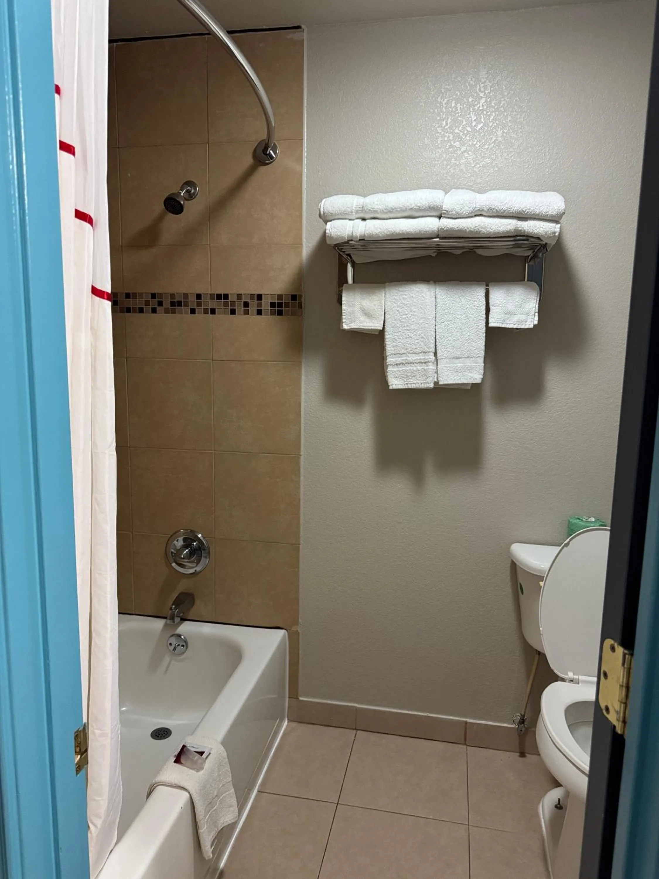 Shower in Executive inn