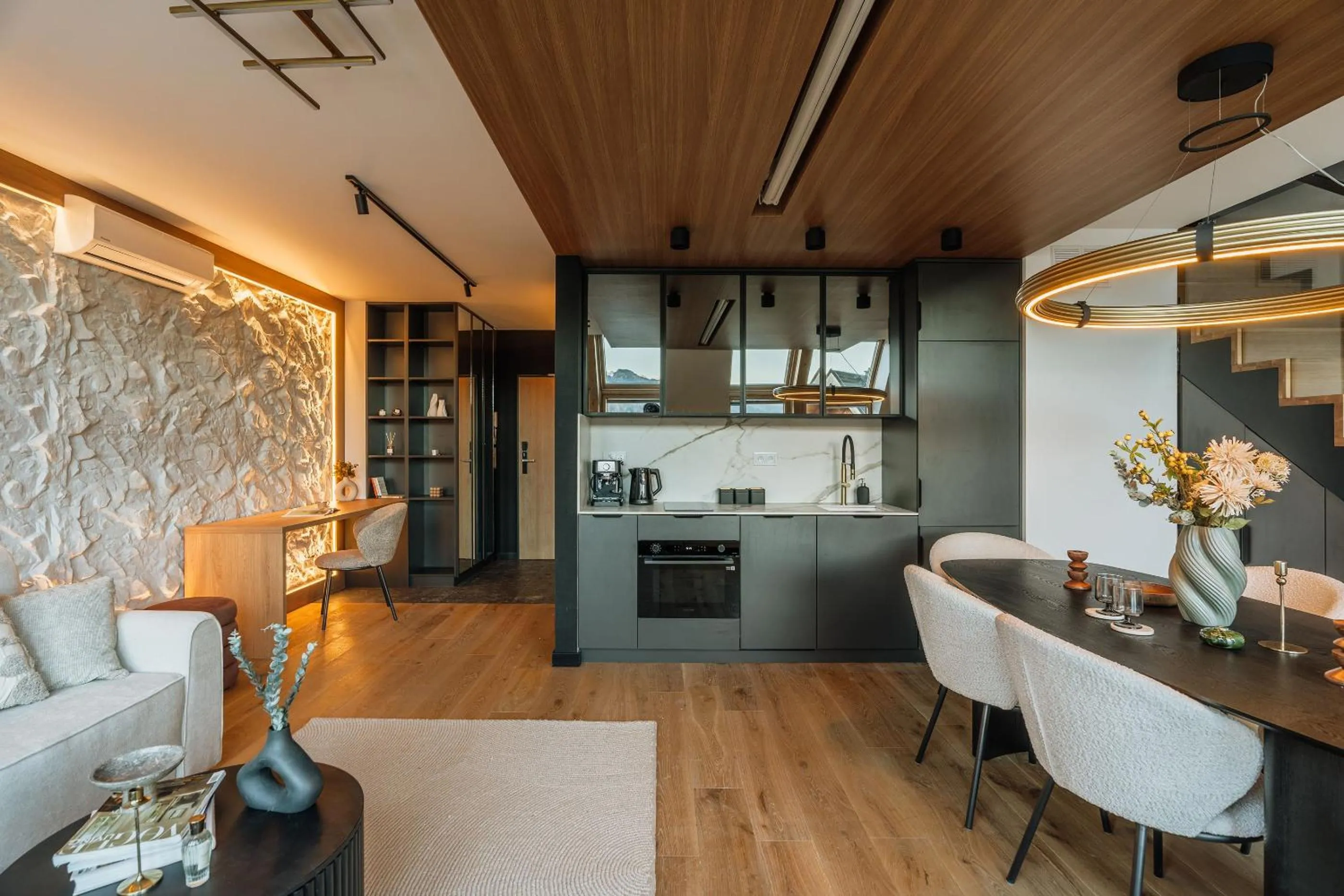 Kitchen or kitchenette in Polana Resort - LoftAffair Collection