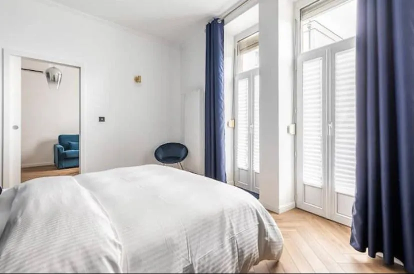 Bed in Appart Deluxe Confort avec Parking Privé