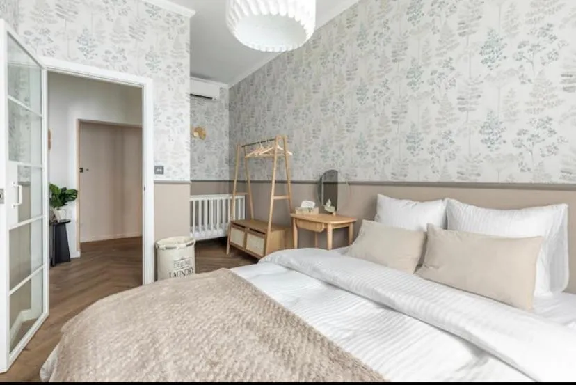 Bed in Appart Deluxe Confort avec Parking Privé