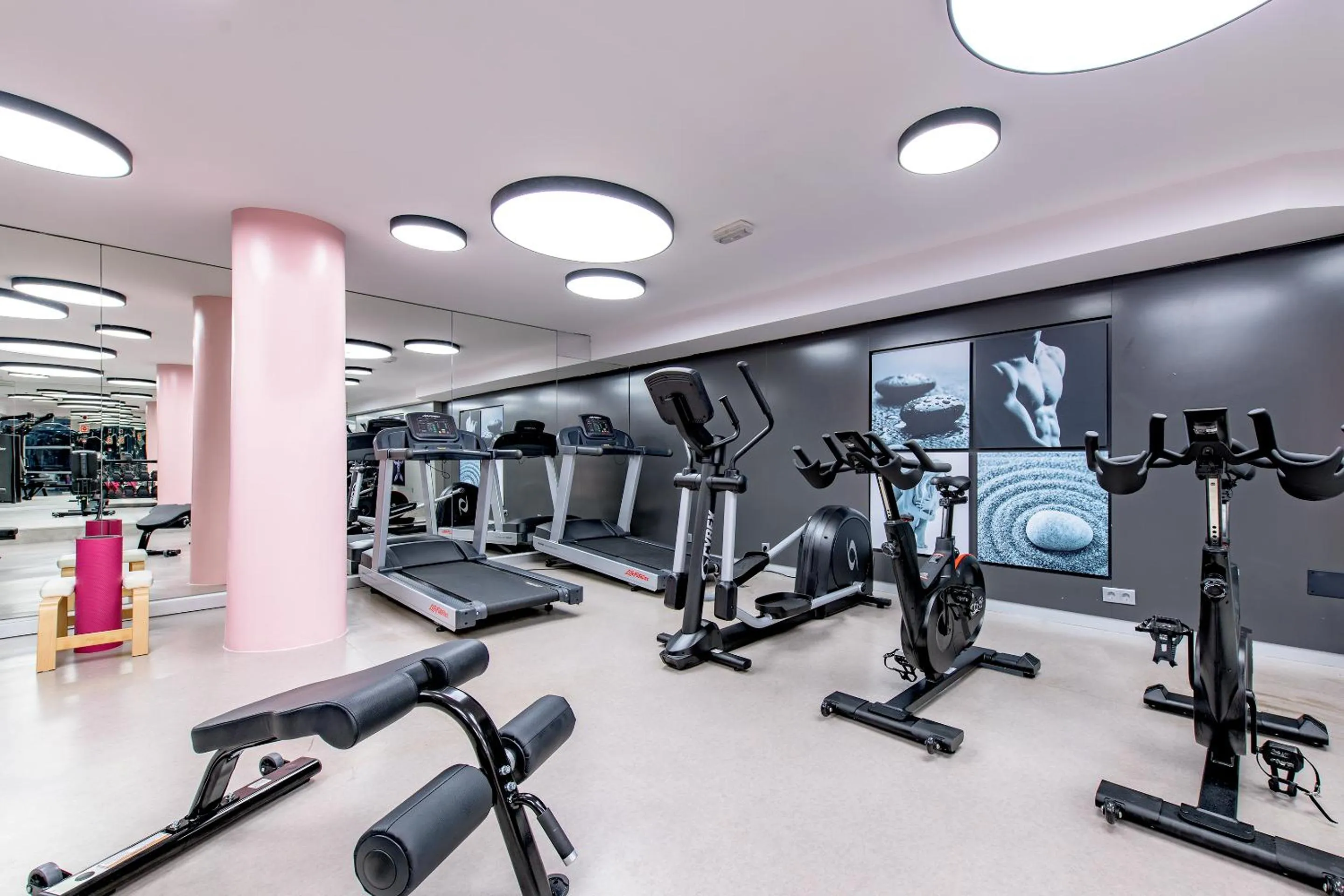 Fitness centre/facilities in Hotel Garbi Ibiza & Spa