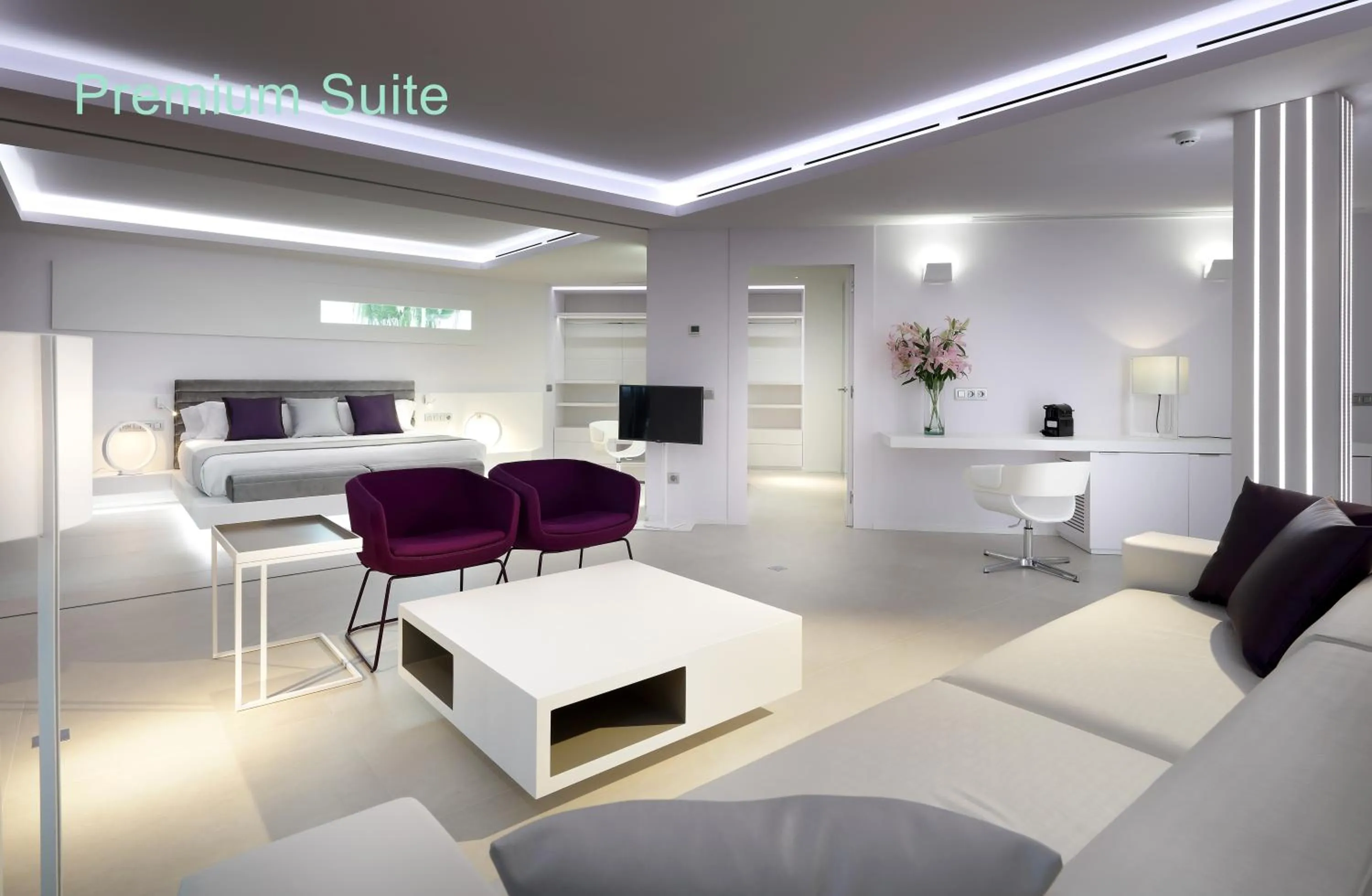 Living room in Hotel Garbi Ibiza & Spa