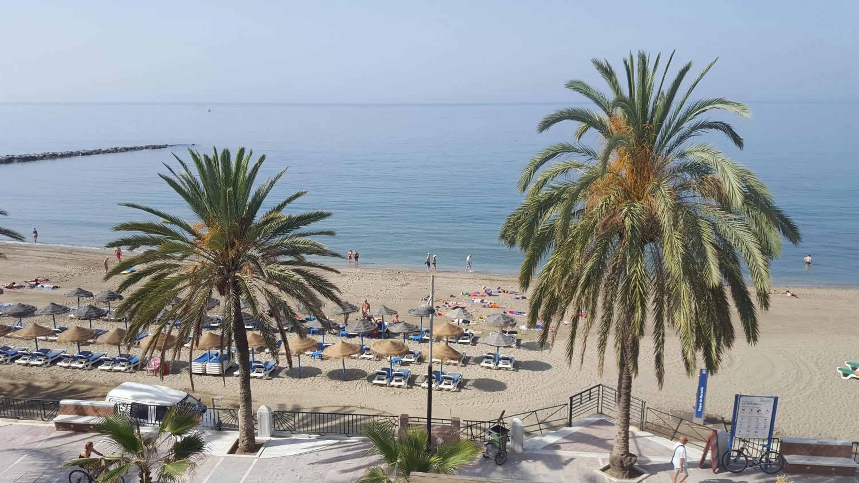 Beach in Puerto Azul Marbella