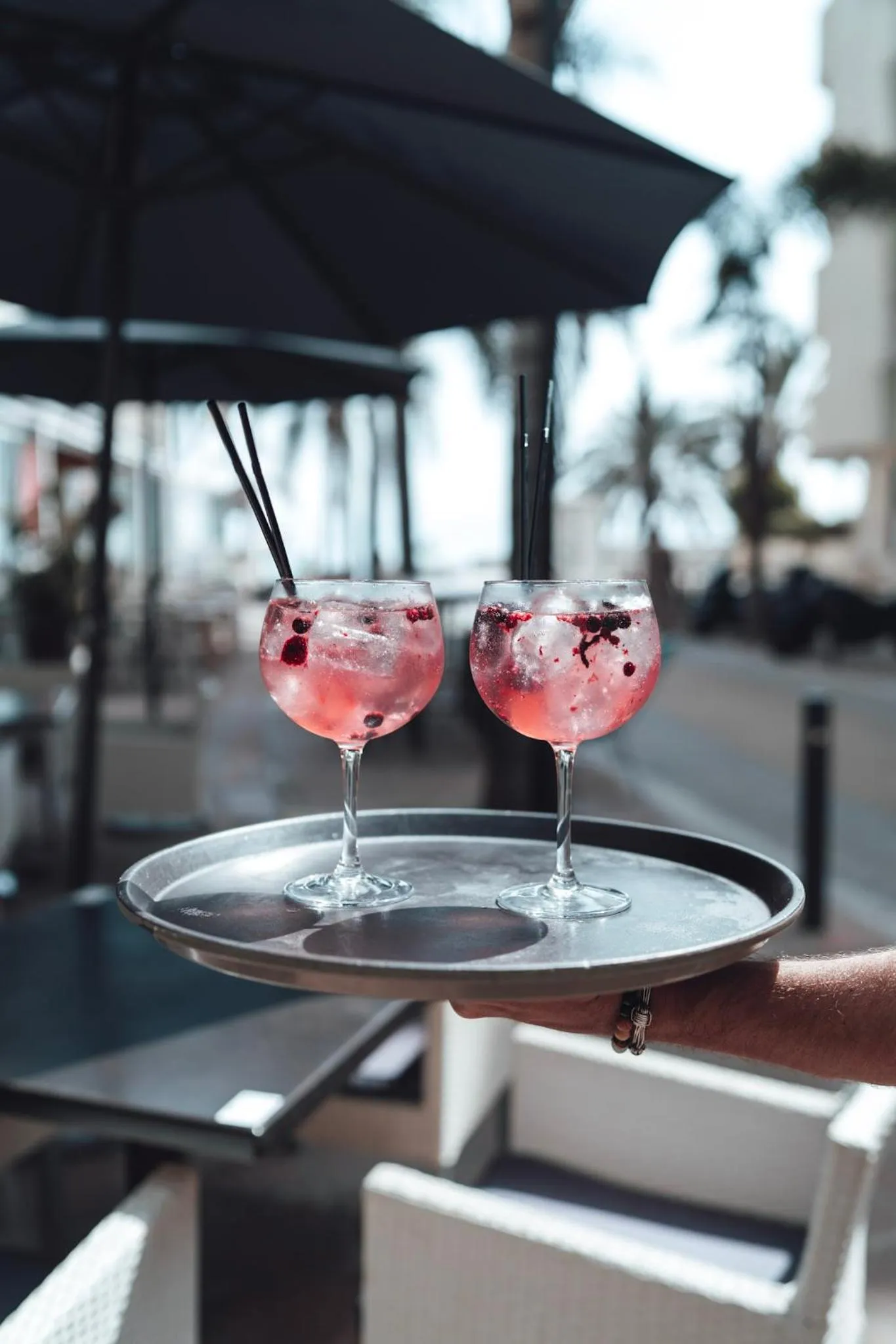 Alcoholic drinks in Puerto Azul Marbella