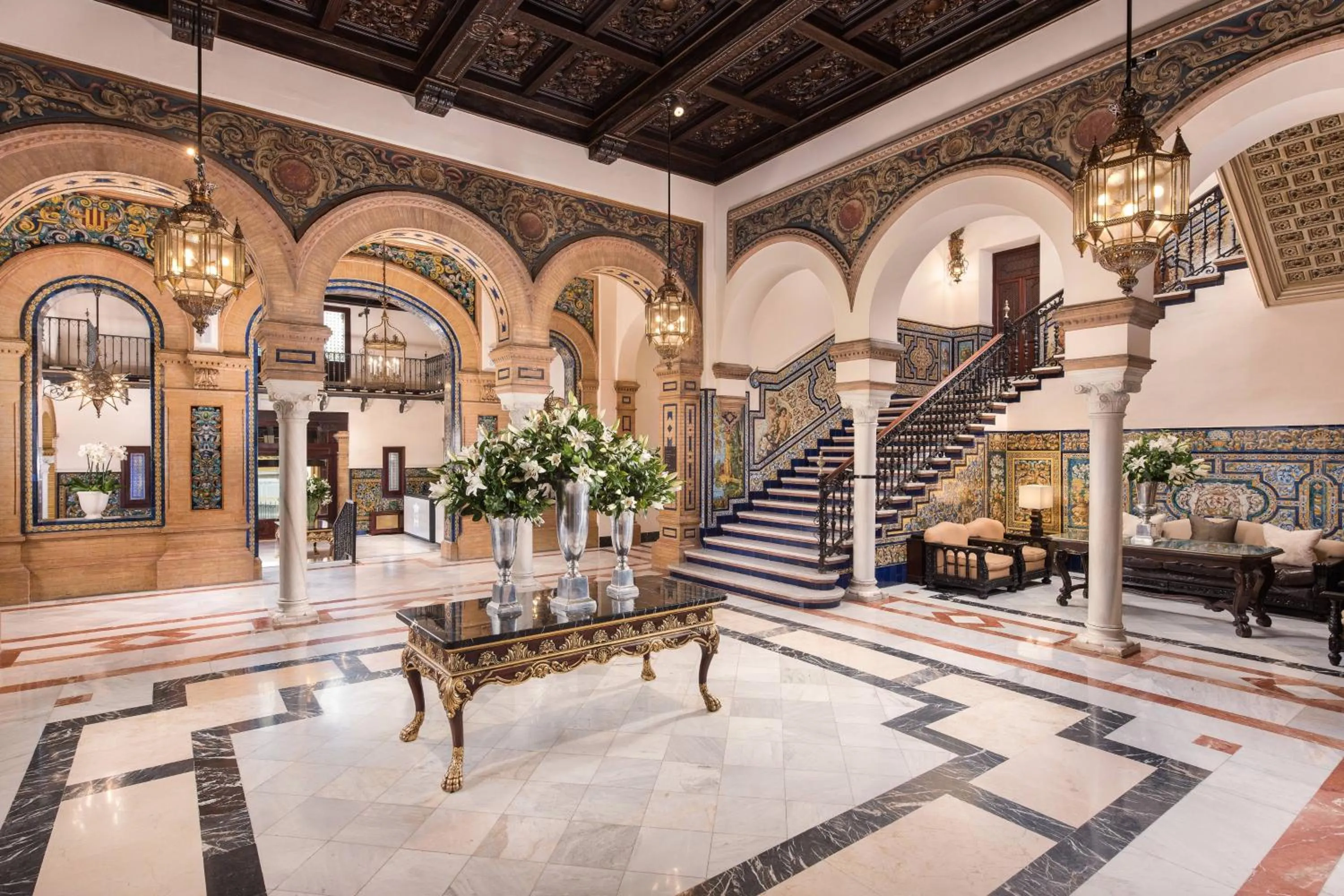 Lobby or reception in Hotel Alfonso XIII, a Luxury Collection Hotel, Seville