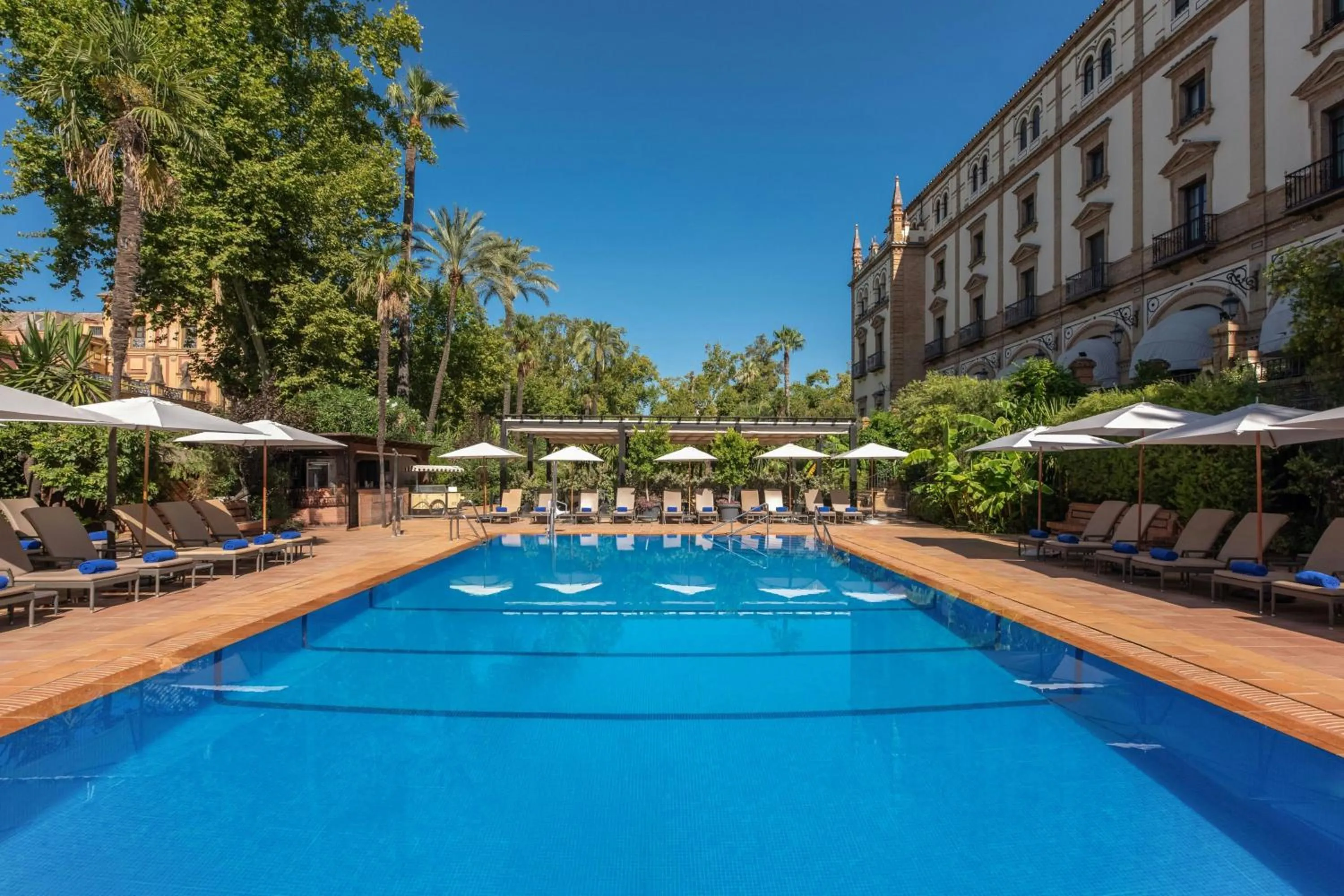Swimming pool in Hotel Alfonso XIII, a Luxury Collection Hotel, Seville