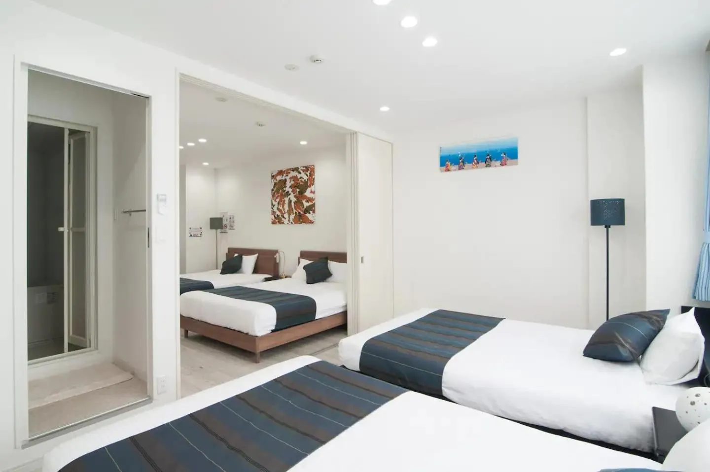 Bed in HIRO BUILDING Apartment Stay