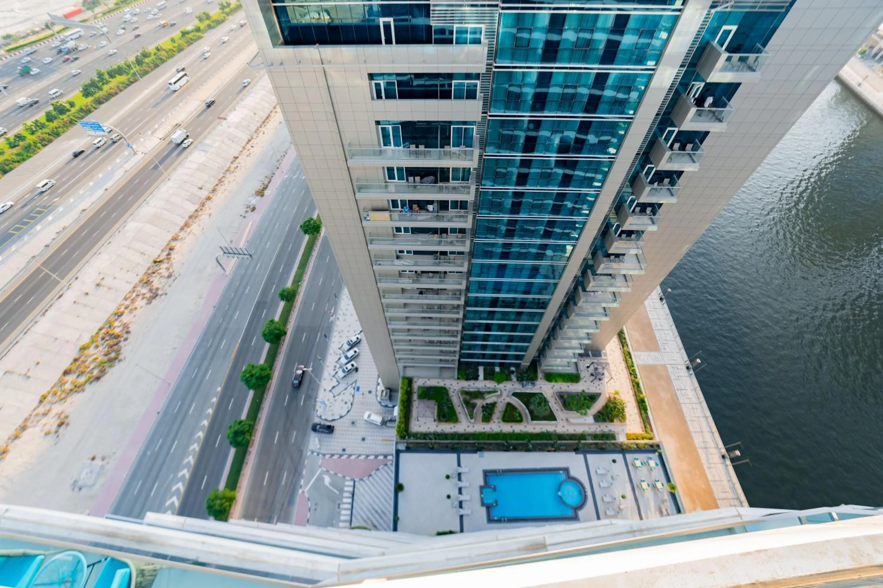 Pool view in Kasco Homes Waves Tower Business Bay
