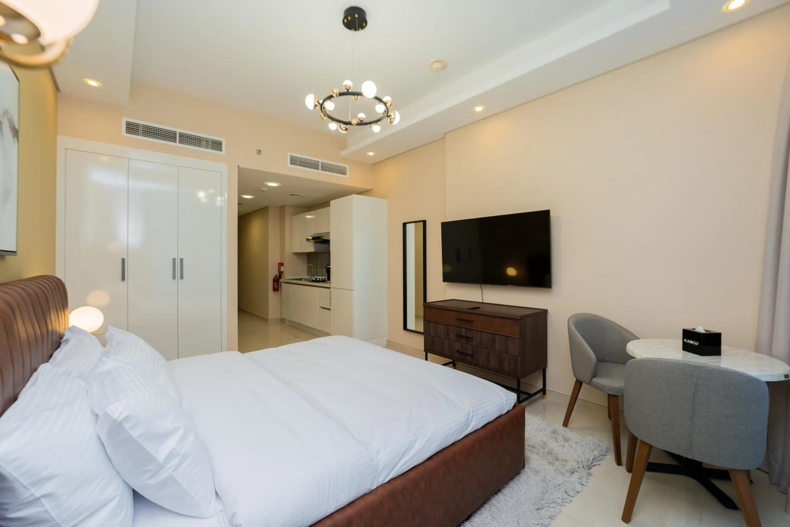 Photo of the whole room, Bed in Kasco Homes Waves Tower Business Bay