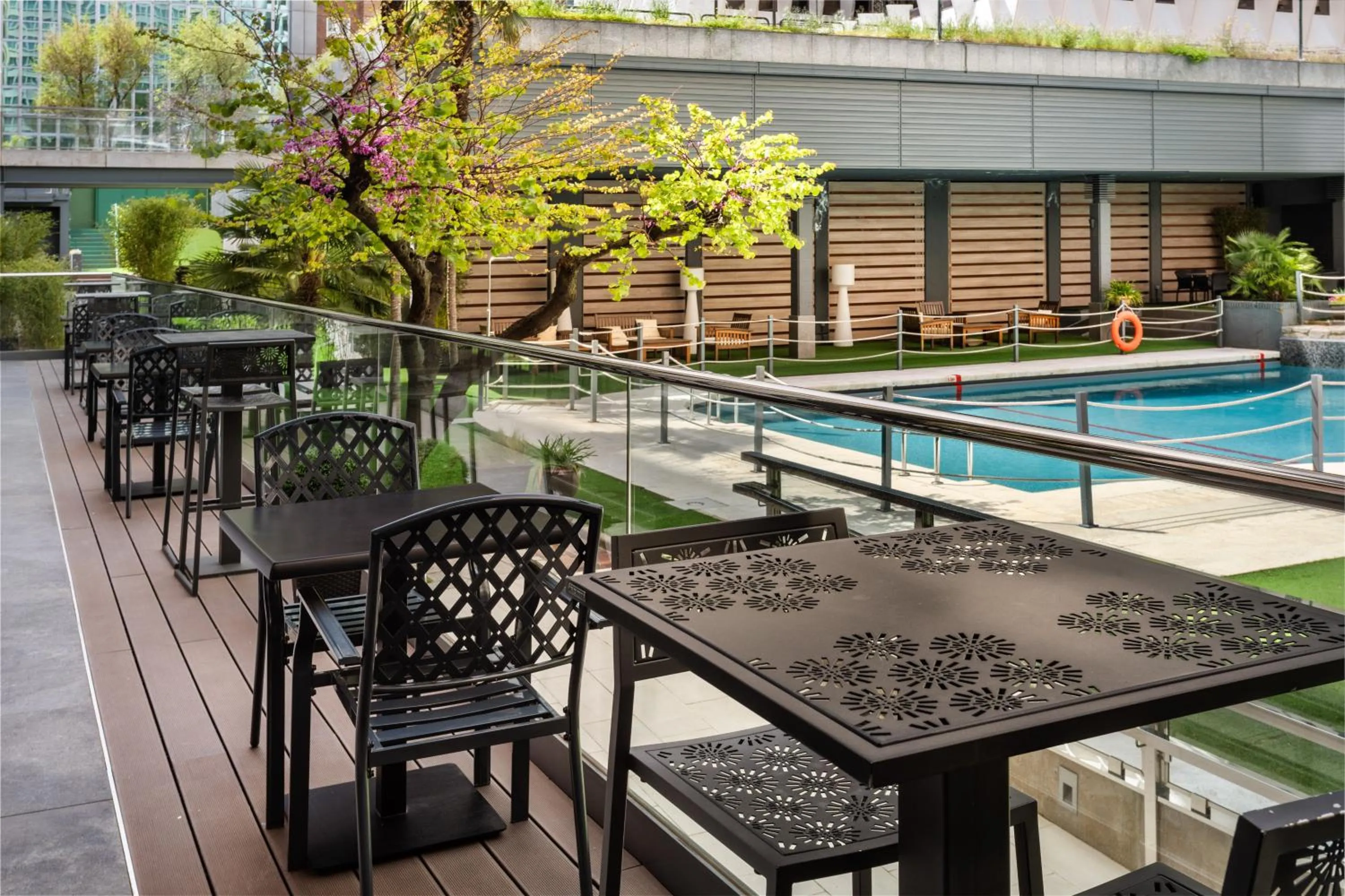 Patio in Melia Castilla