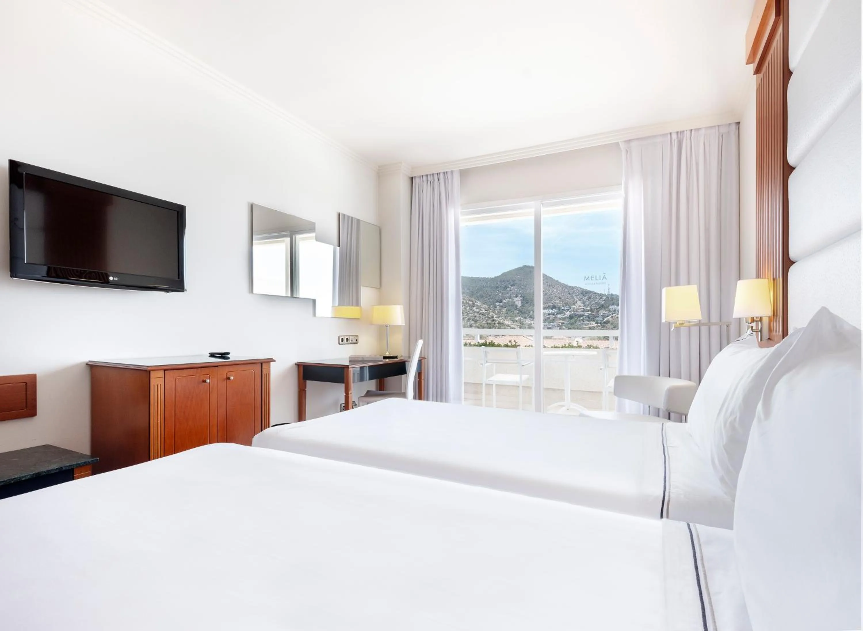 Bedroom, Bed in Melia Sitges