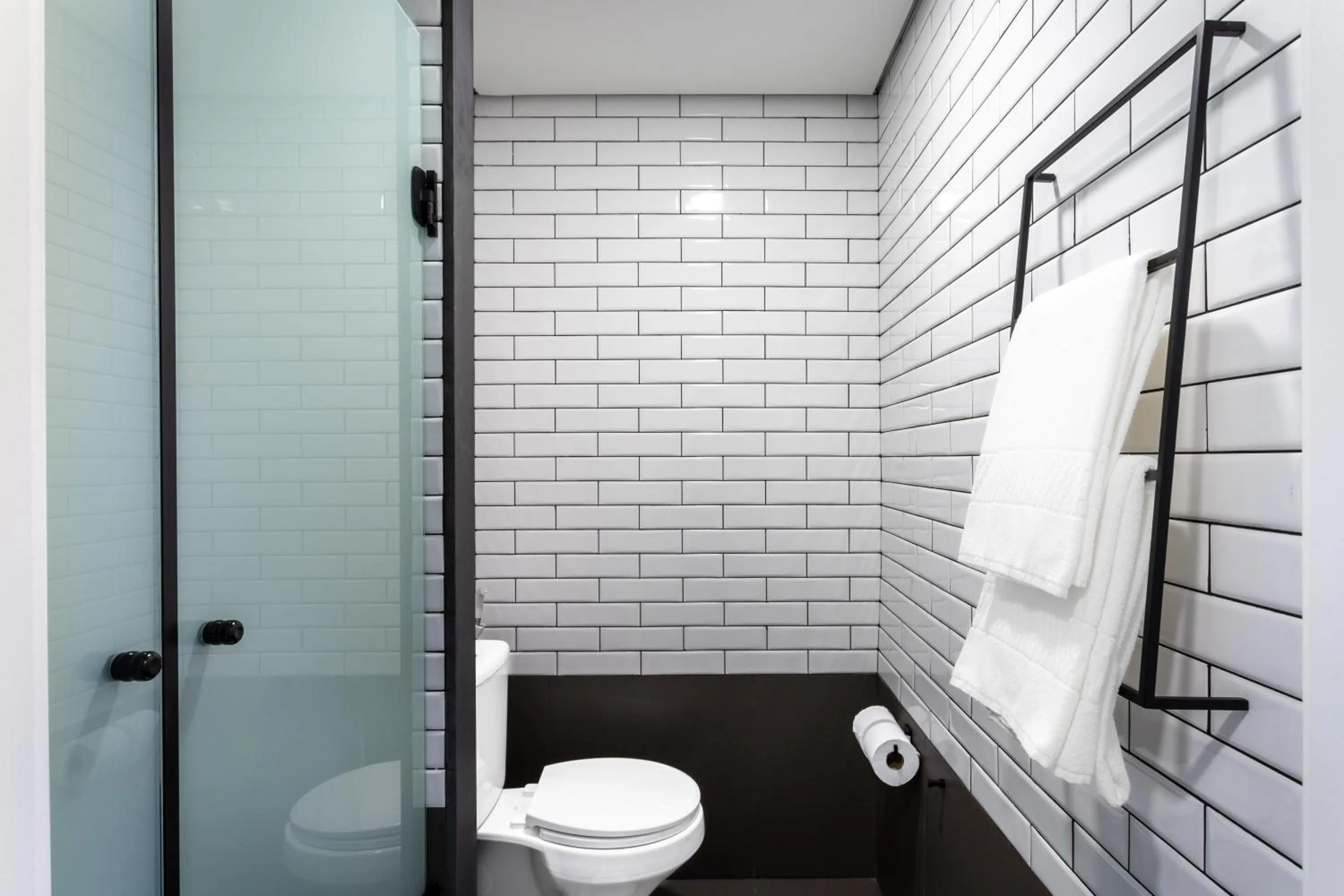 Bathroom in Ibis Aruja