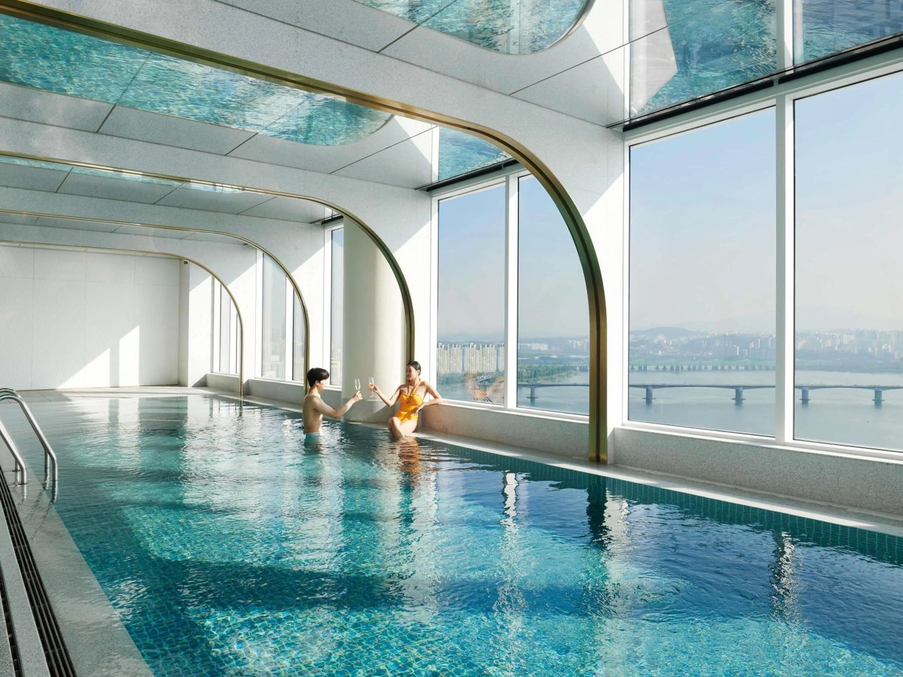 Pool view in Naru Ambassador Hotel Seoul - MGallery Collection
