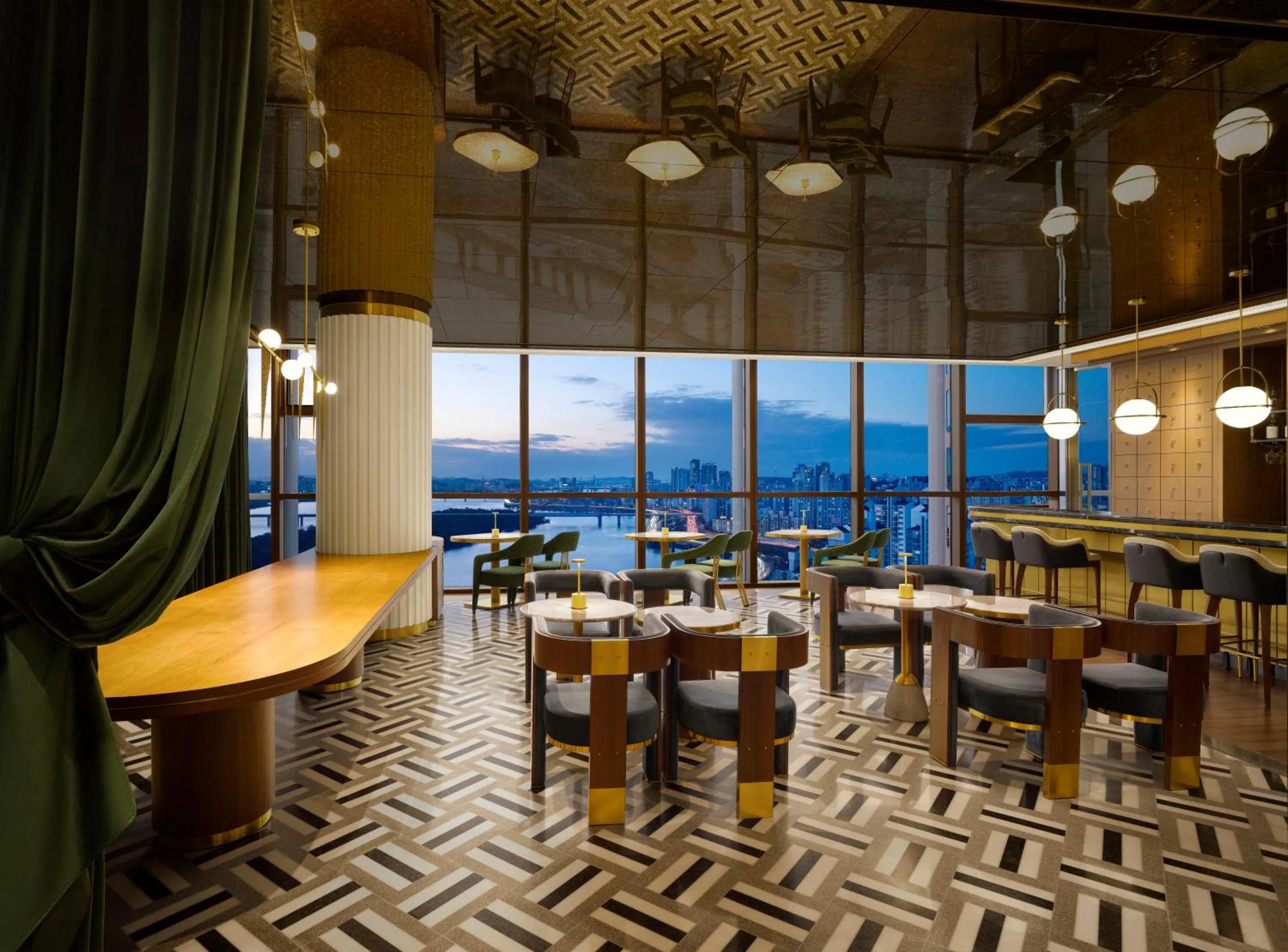 Lounge or bar in Naru Ambassador Hotel Seoul - MGallery Collection