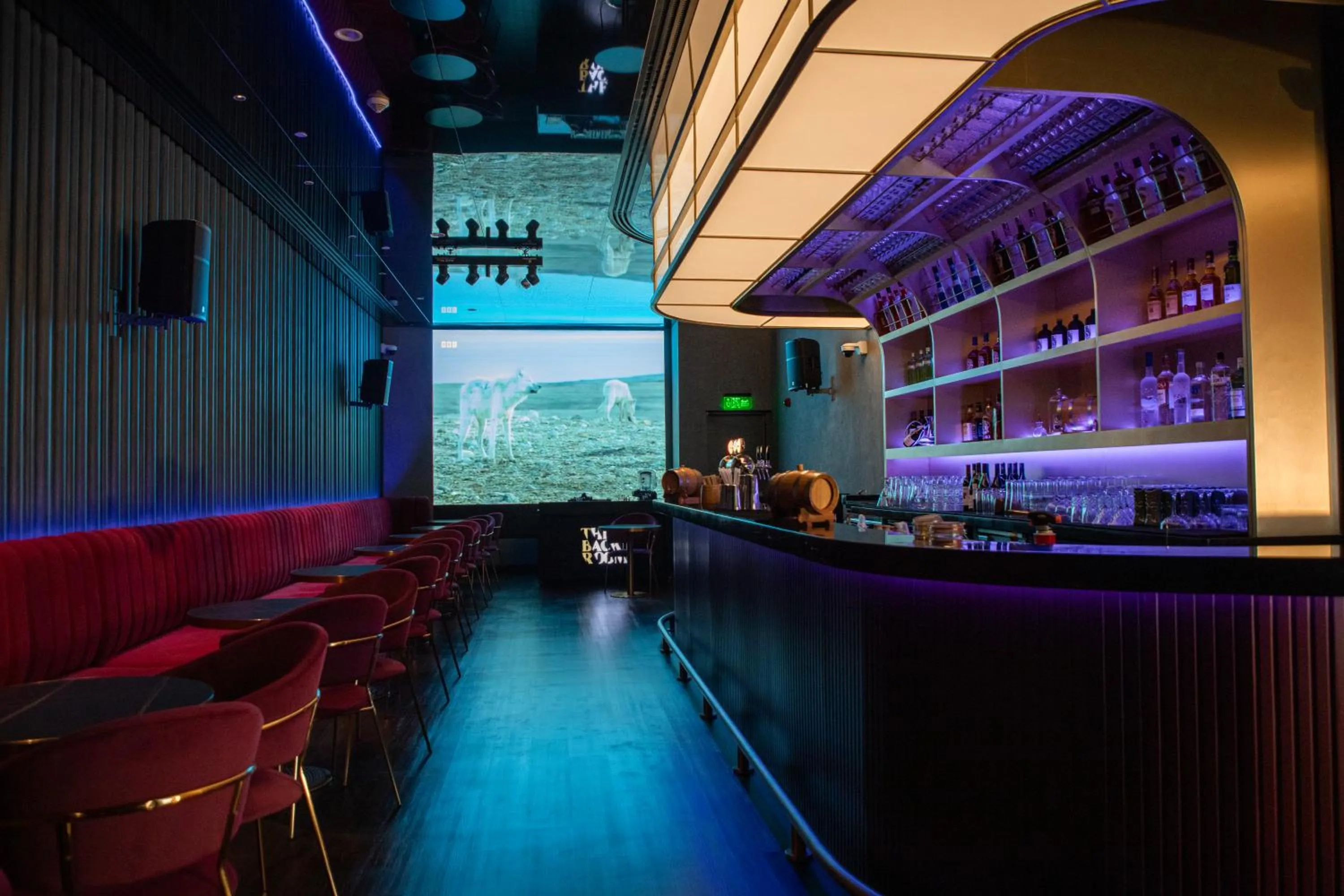 Lounge or bar in Adagio Doha