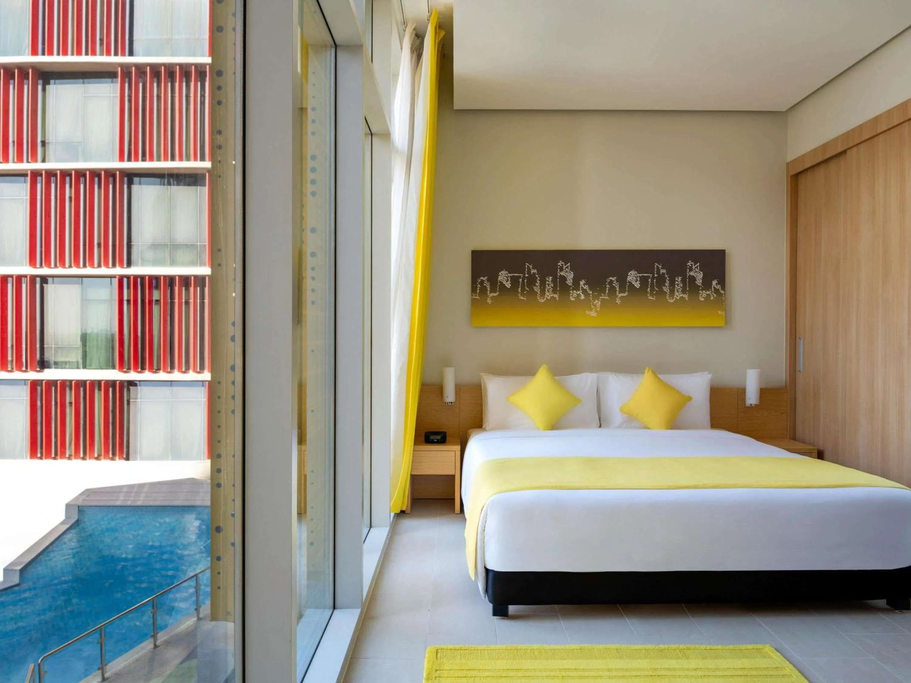 Bedroom, Bed in Adagio Doha