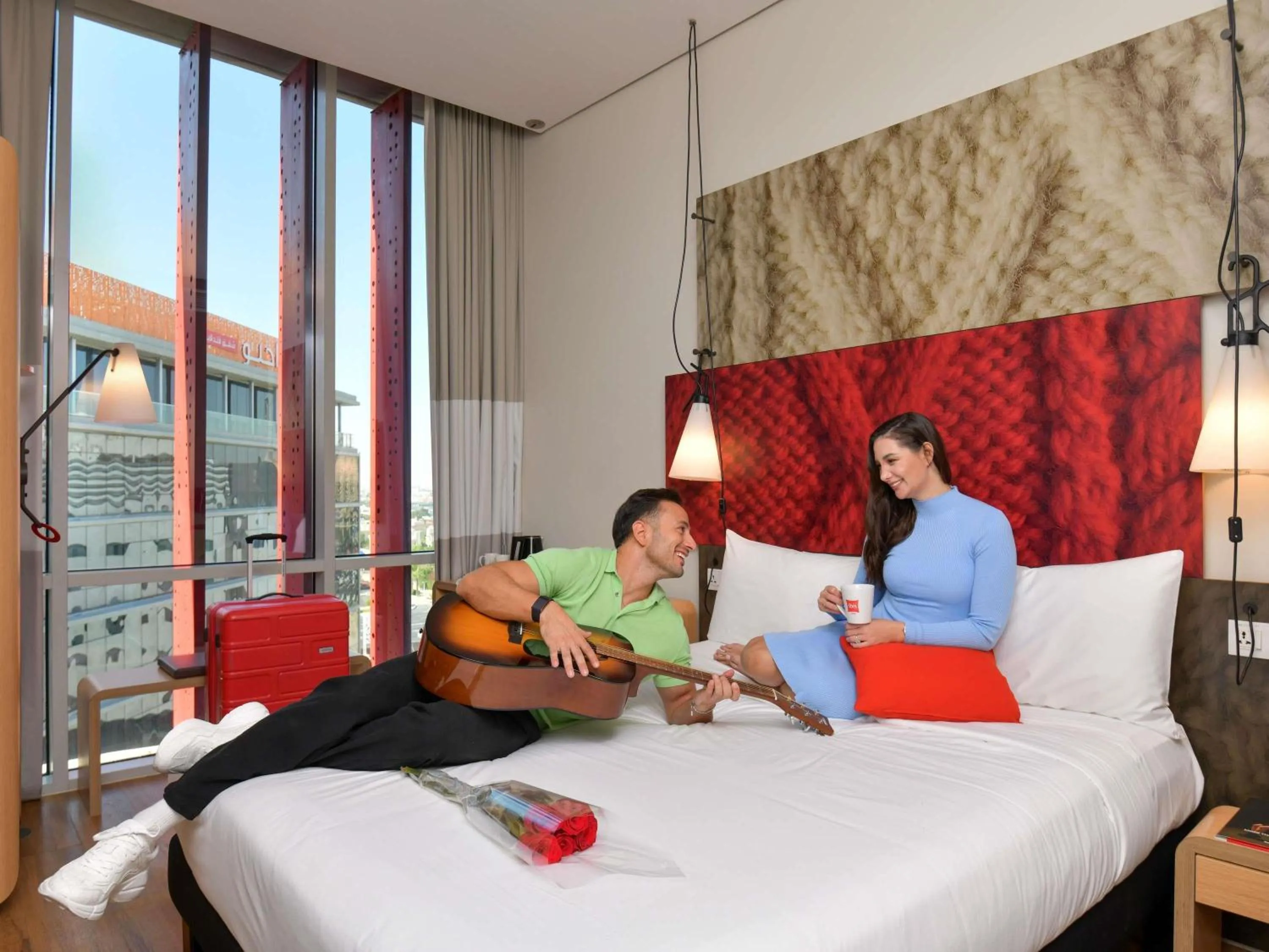 Bedroom, Bed in ibis Doha