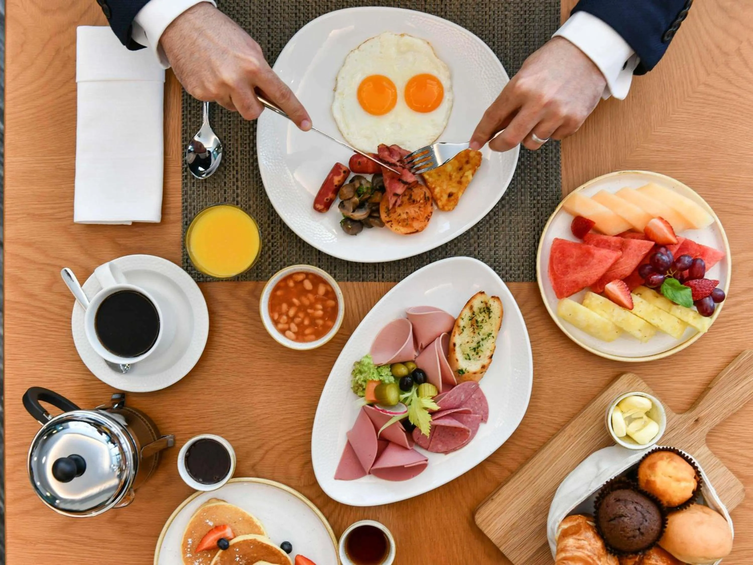 Breakfast in ibis Doha