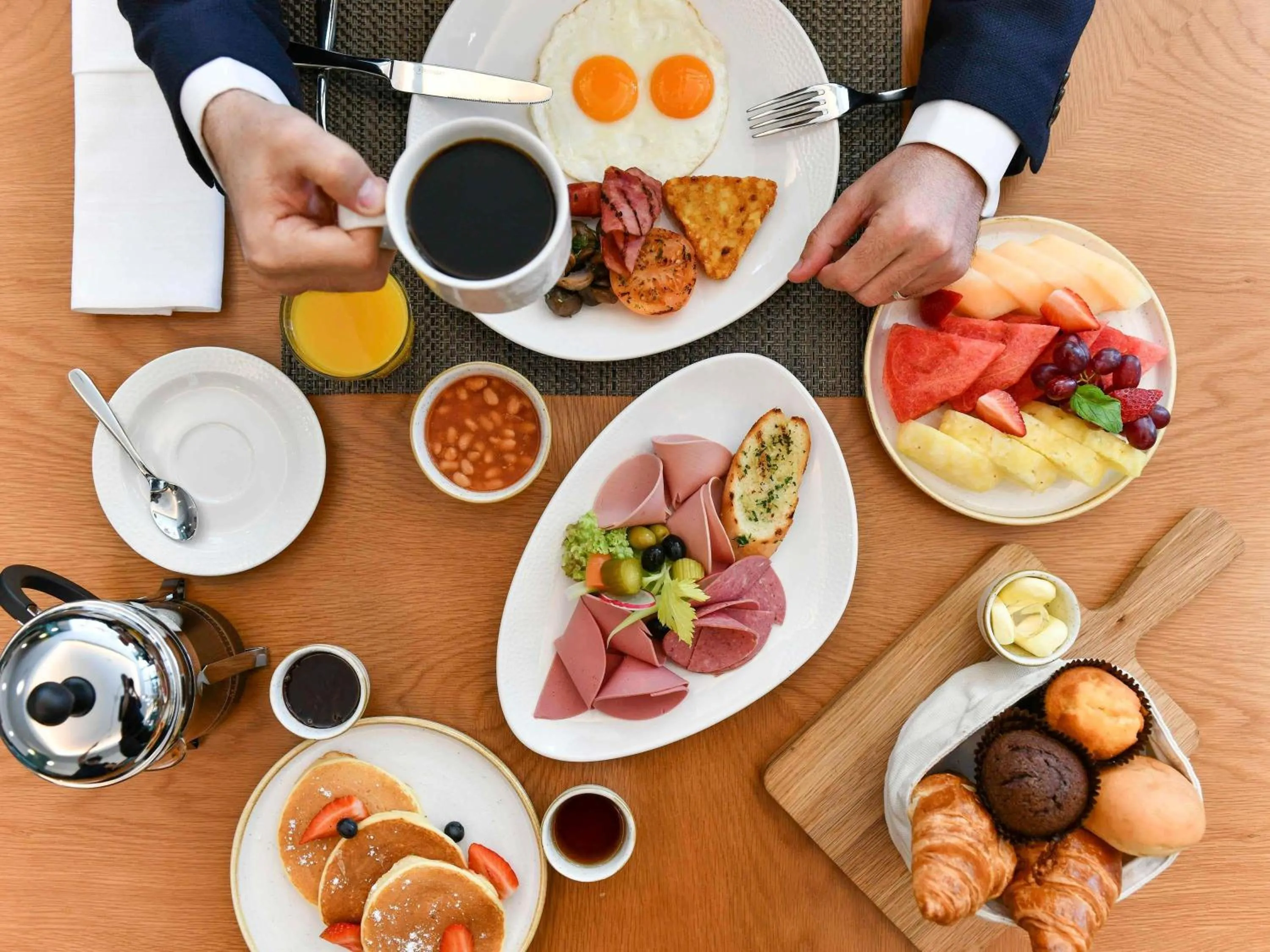 Breakfast in ibis Doha