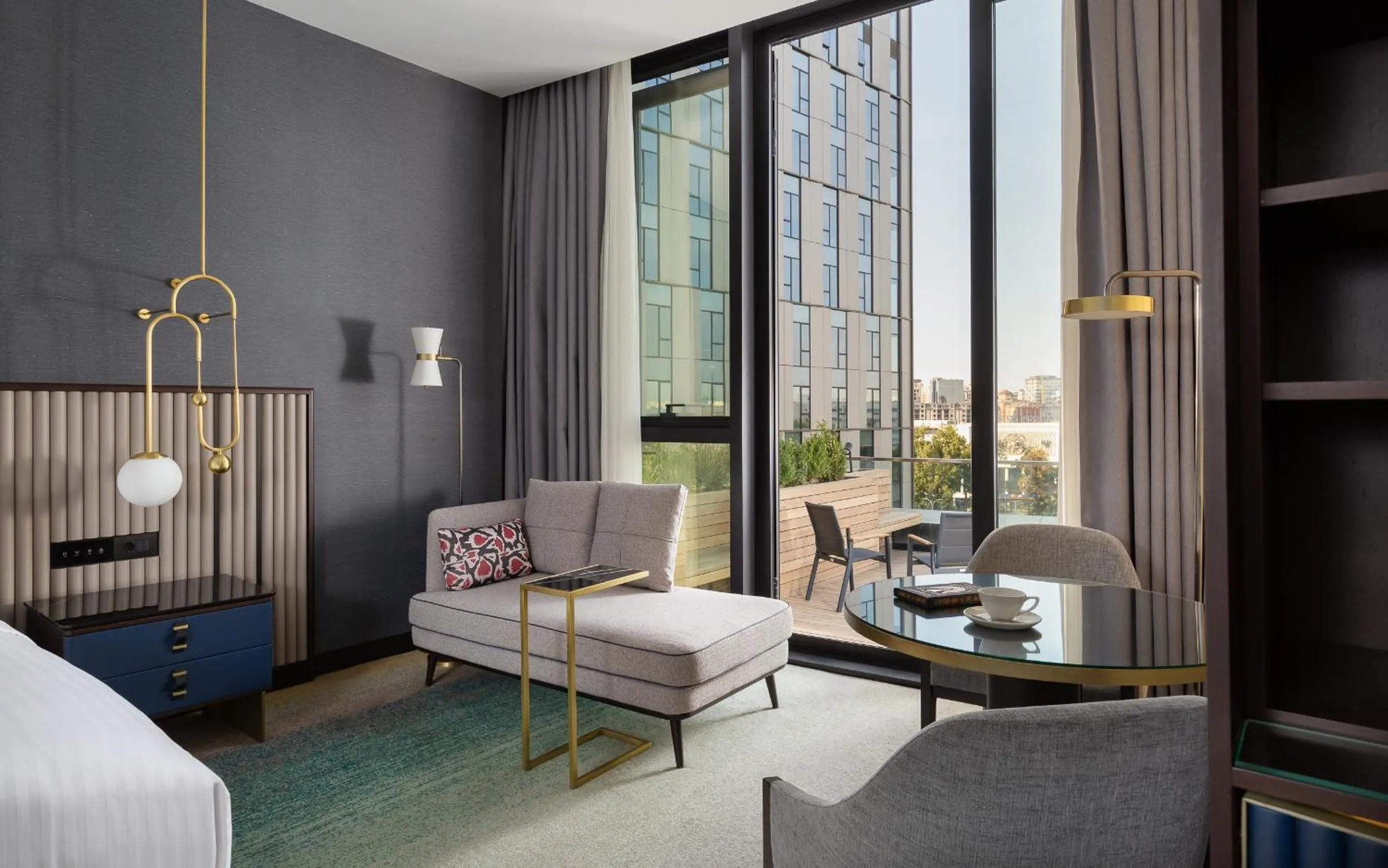 View (from property/room), Bed in InterContinental Tashkent by IHG