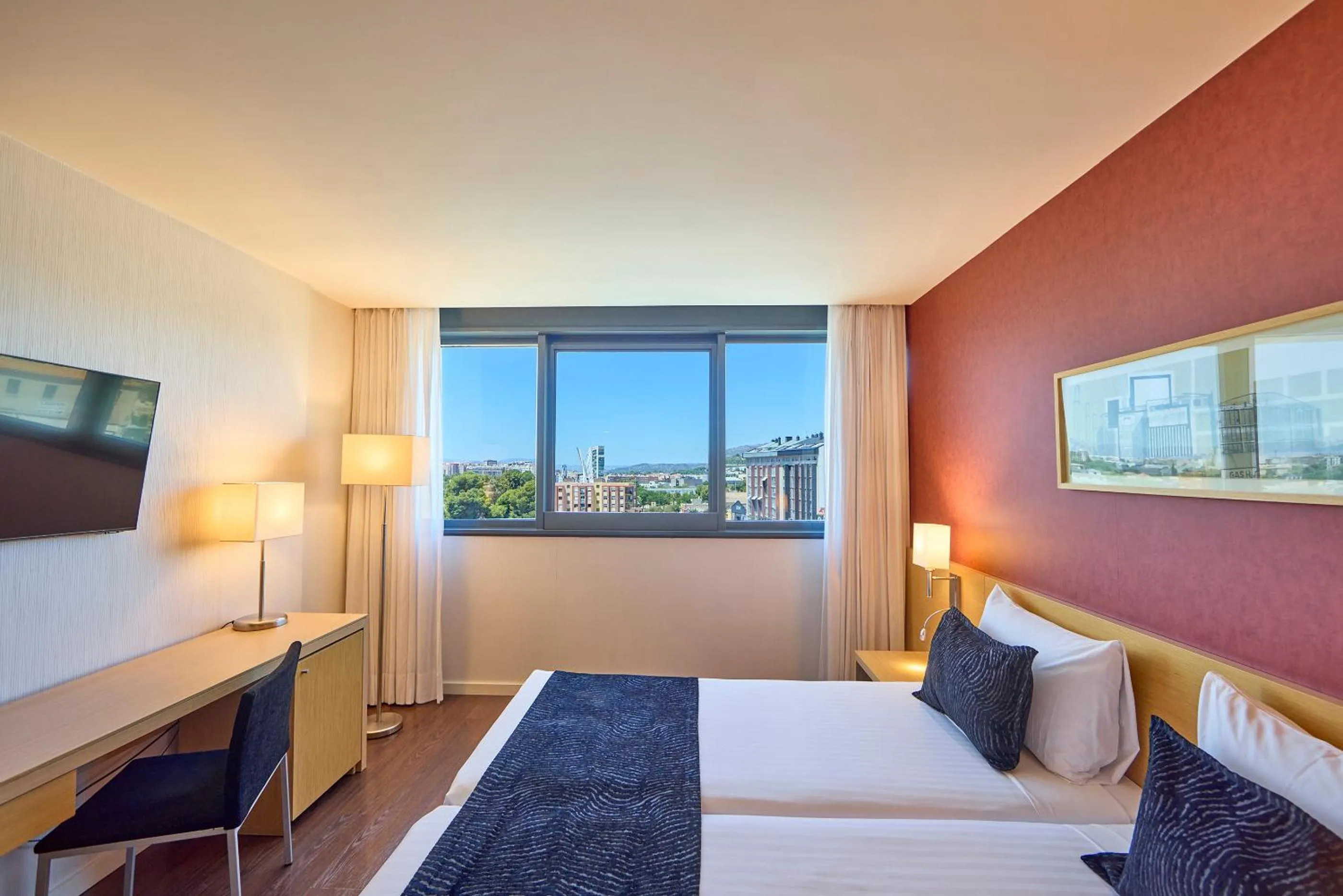 View (from property/room), Bed in Civis Luz Castellón 4*S