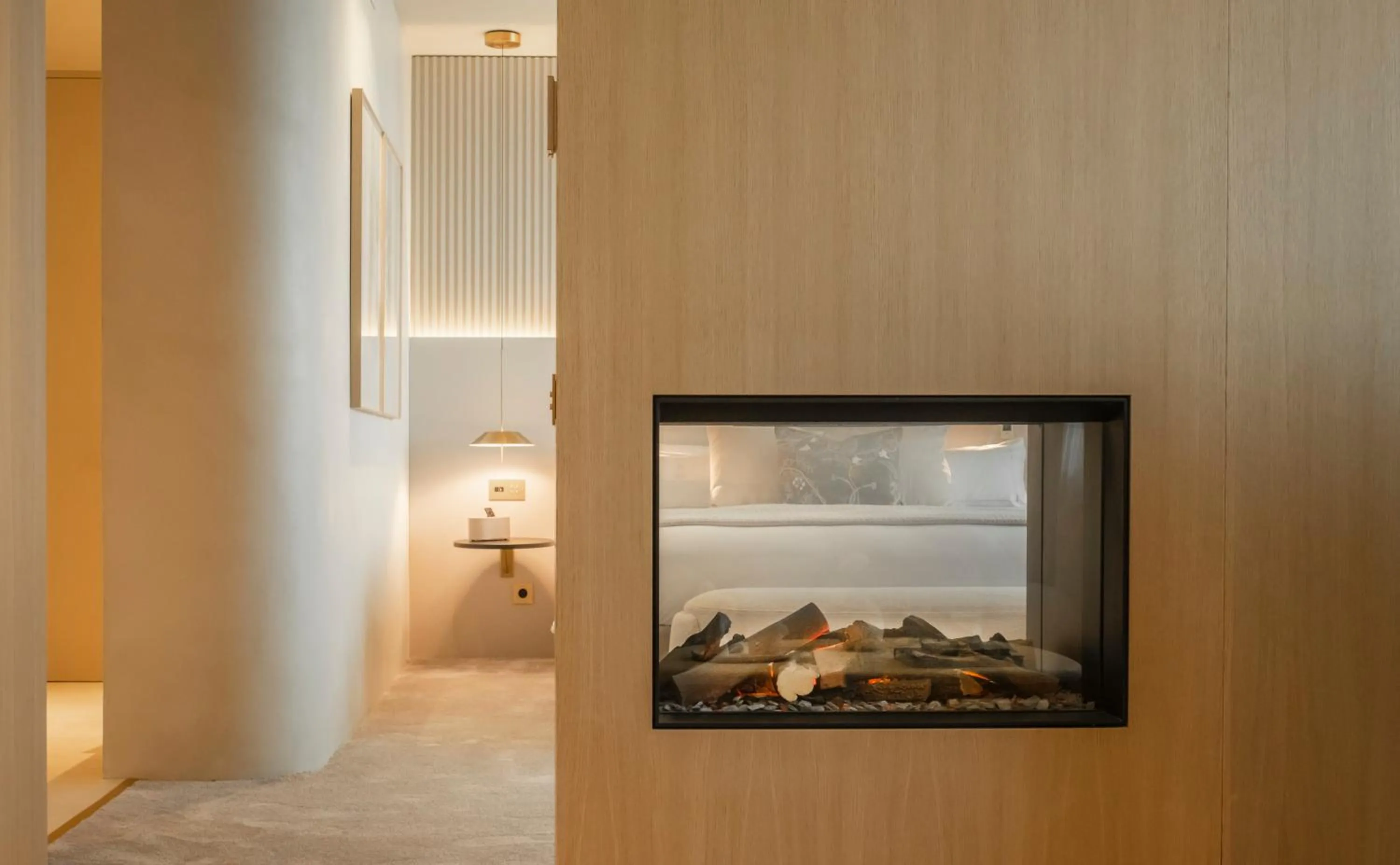 fireplace in Carlemany Girona