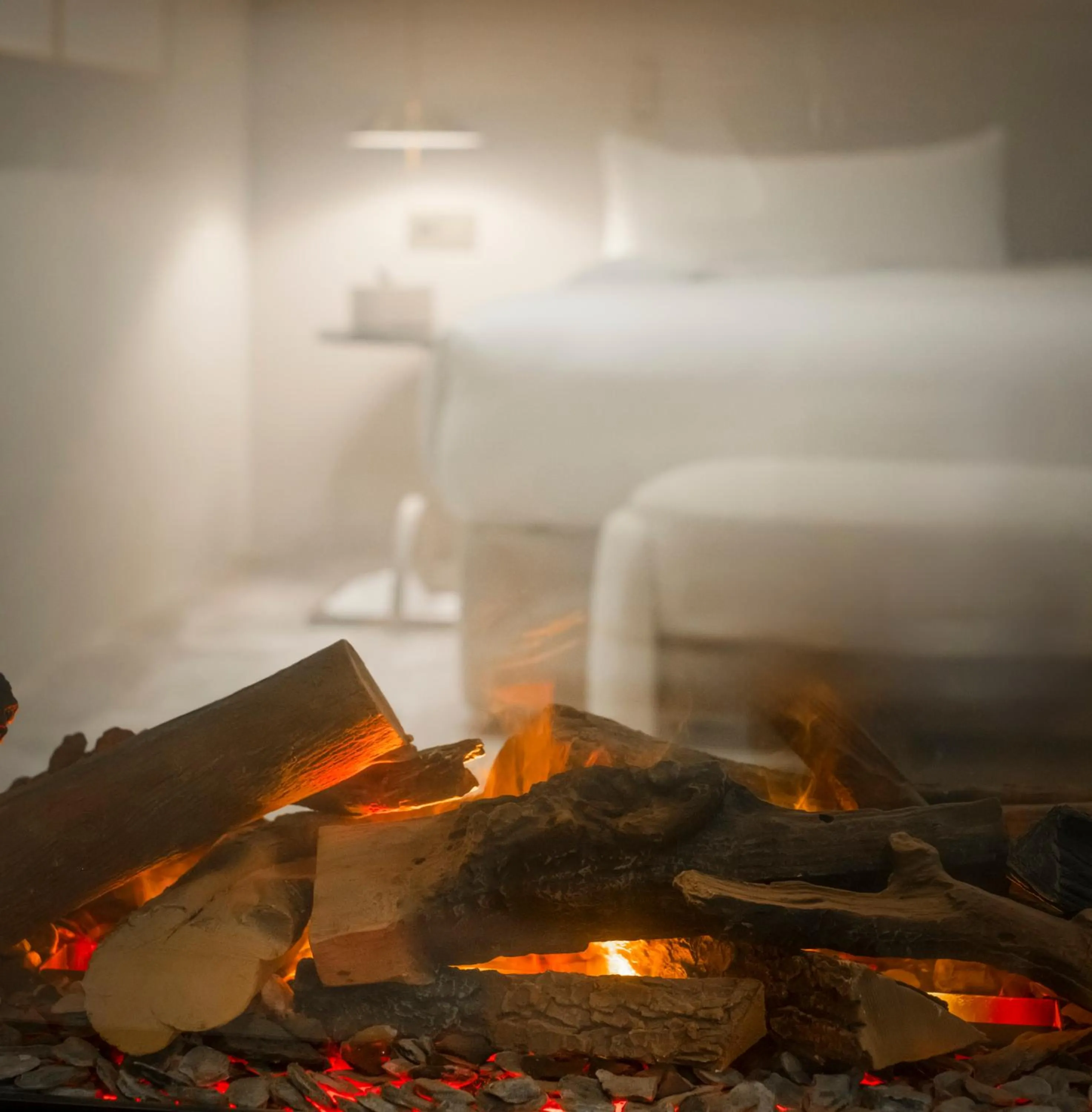 fireplace in Carlemany Girona