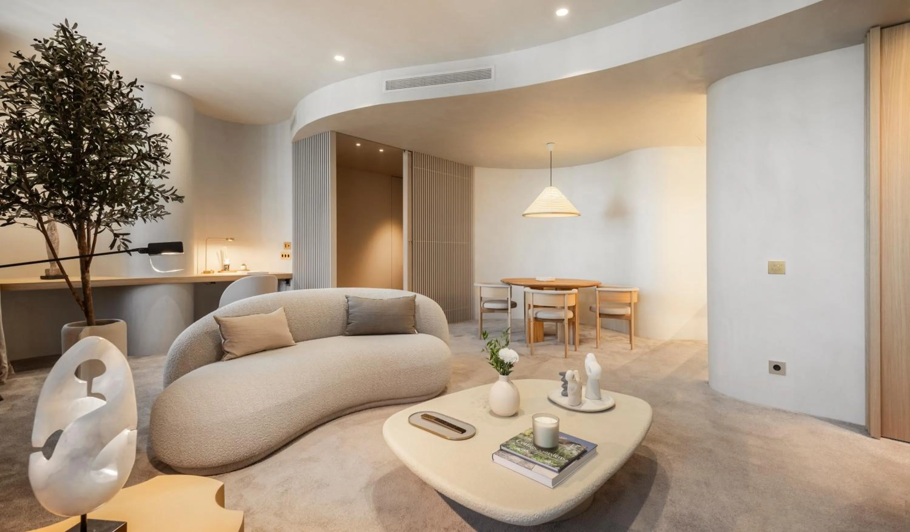 Living room in Carlemany Girona