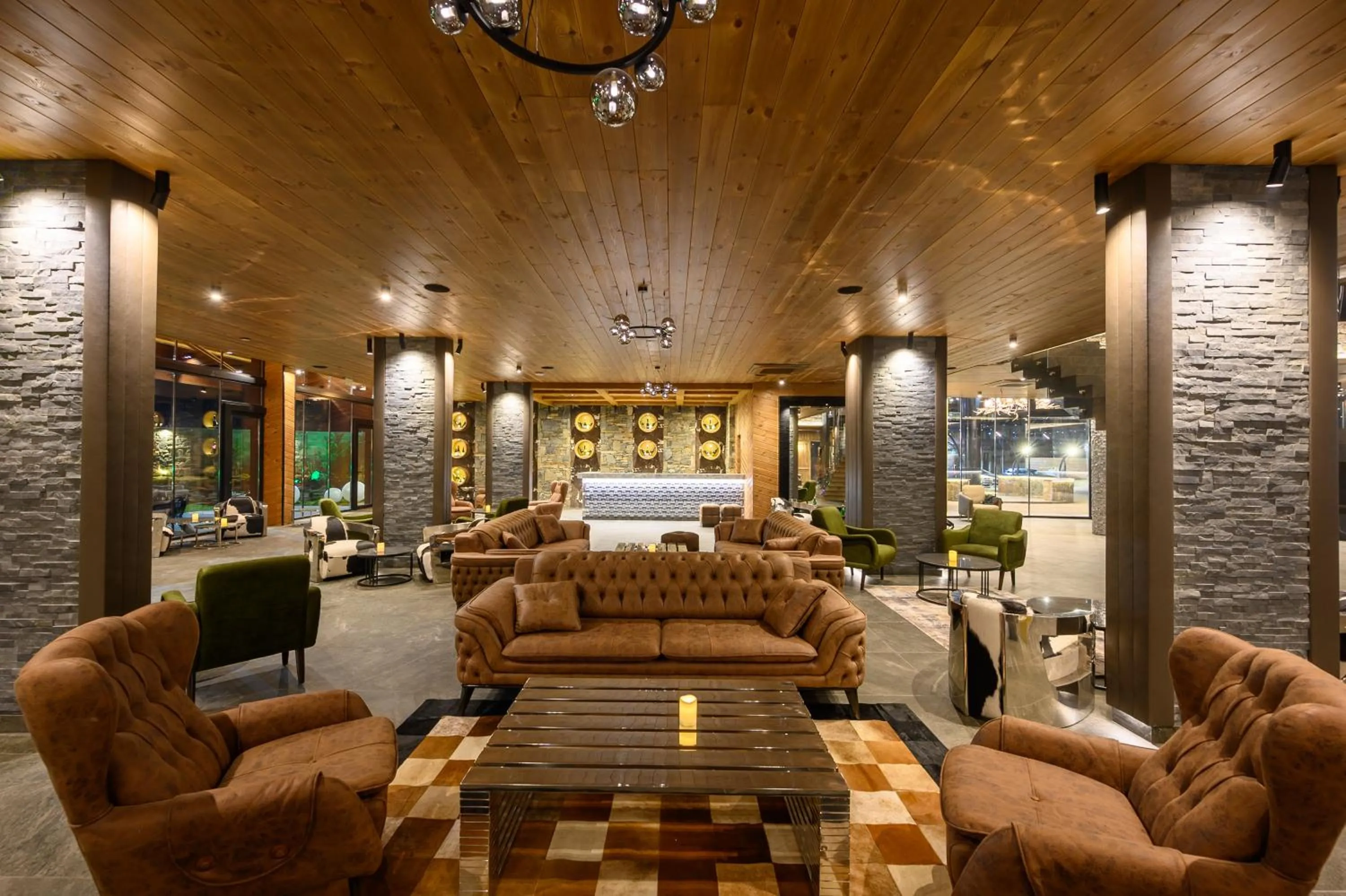 Lobby or reception in Grand Hotel Therme