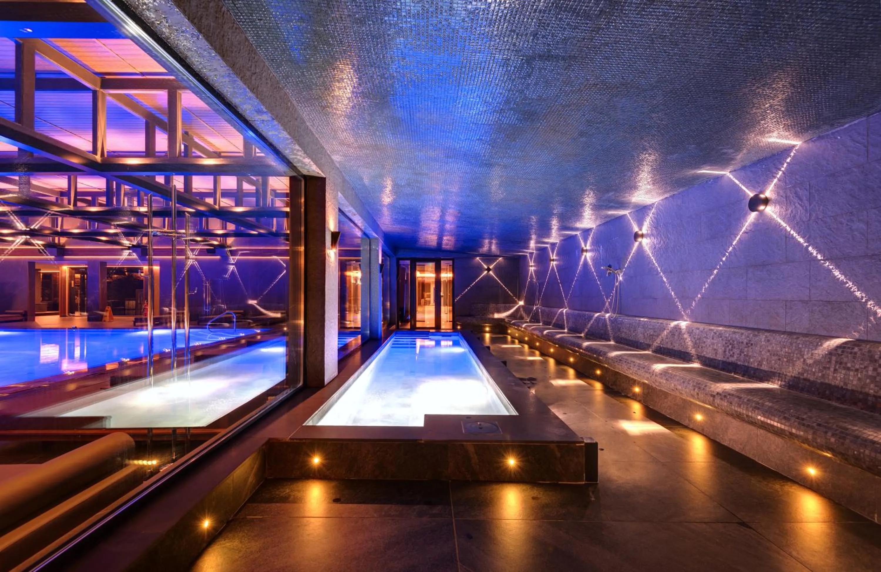 Steam room in Grand Hotel Therme