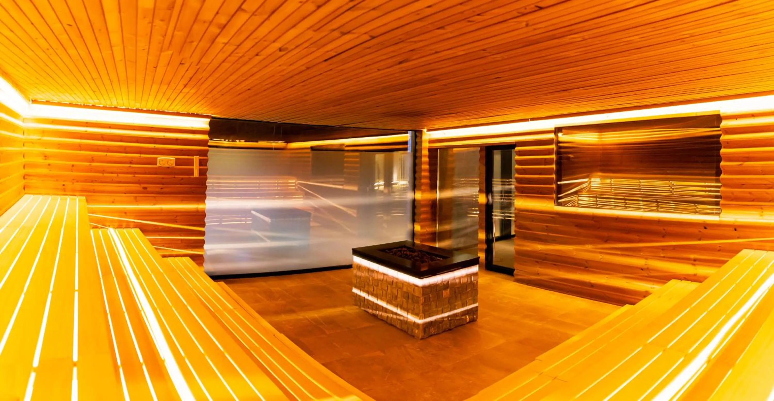 Sauna in Grand Hotel Therme