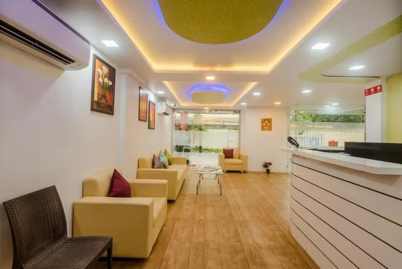Lobby or reception in Hotel Om Sai Residency By WB Inn
