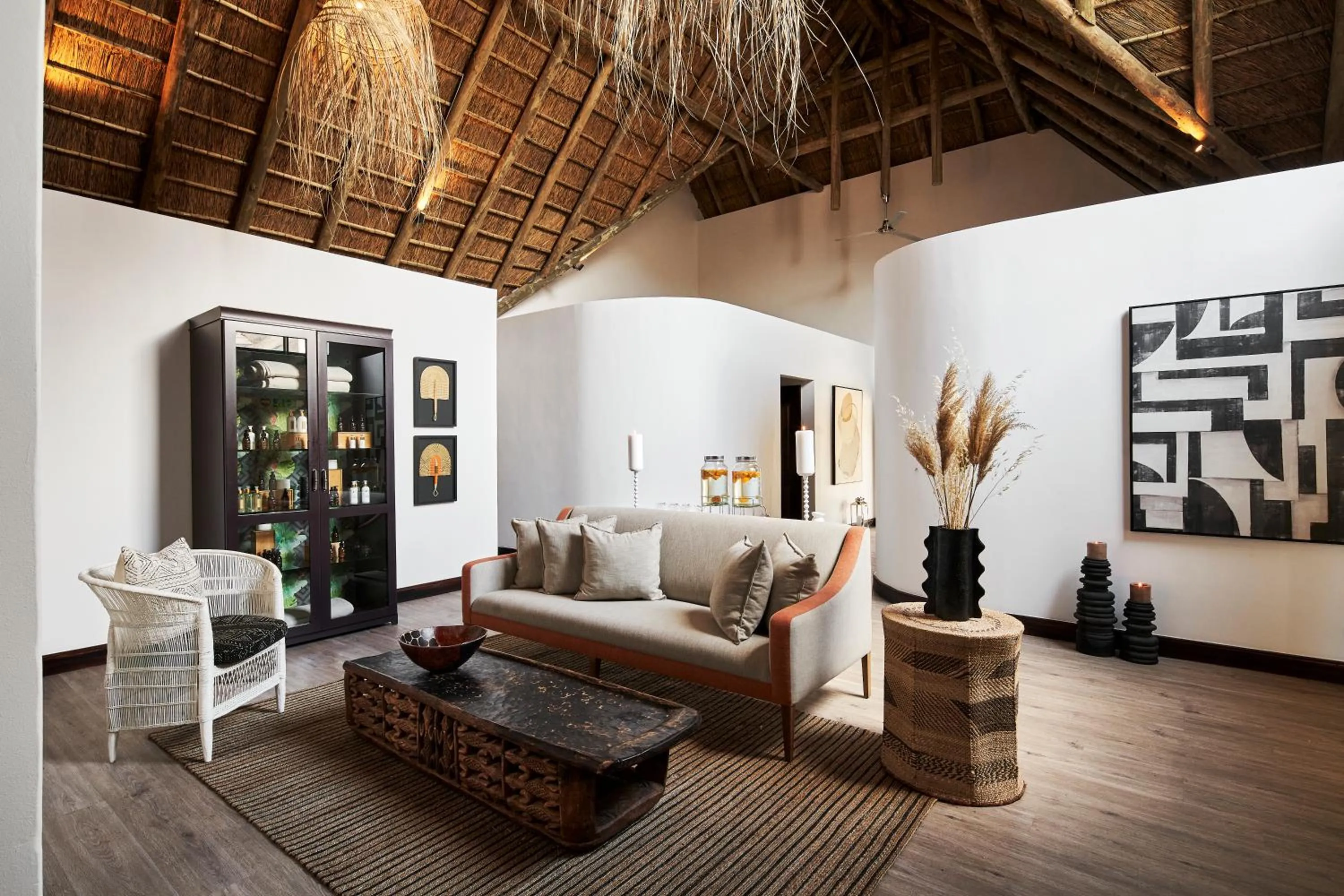 Spa and wellness centre/facilities in Letamo at Qwabi Private Game Reserve by NEWMARK