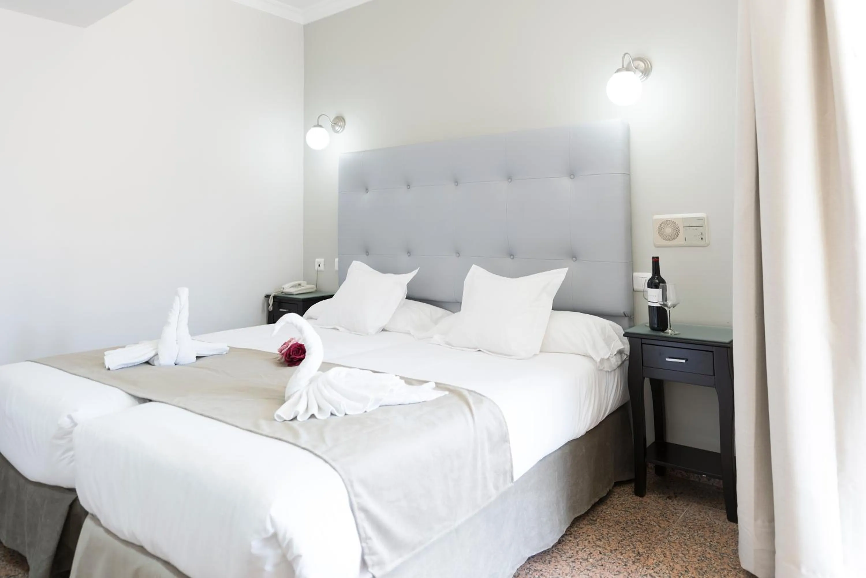 Bed in Hotel Toboso Chaparil