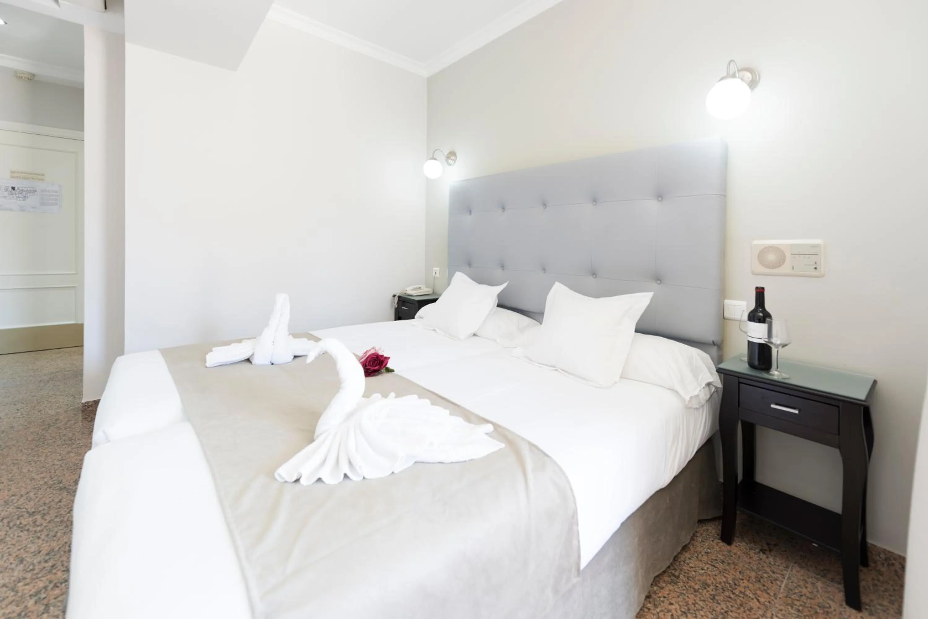 Bed in Hotel Toboso Chaparil