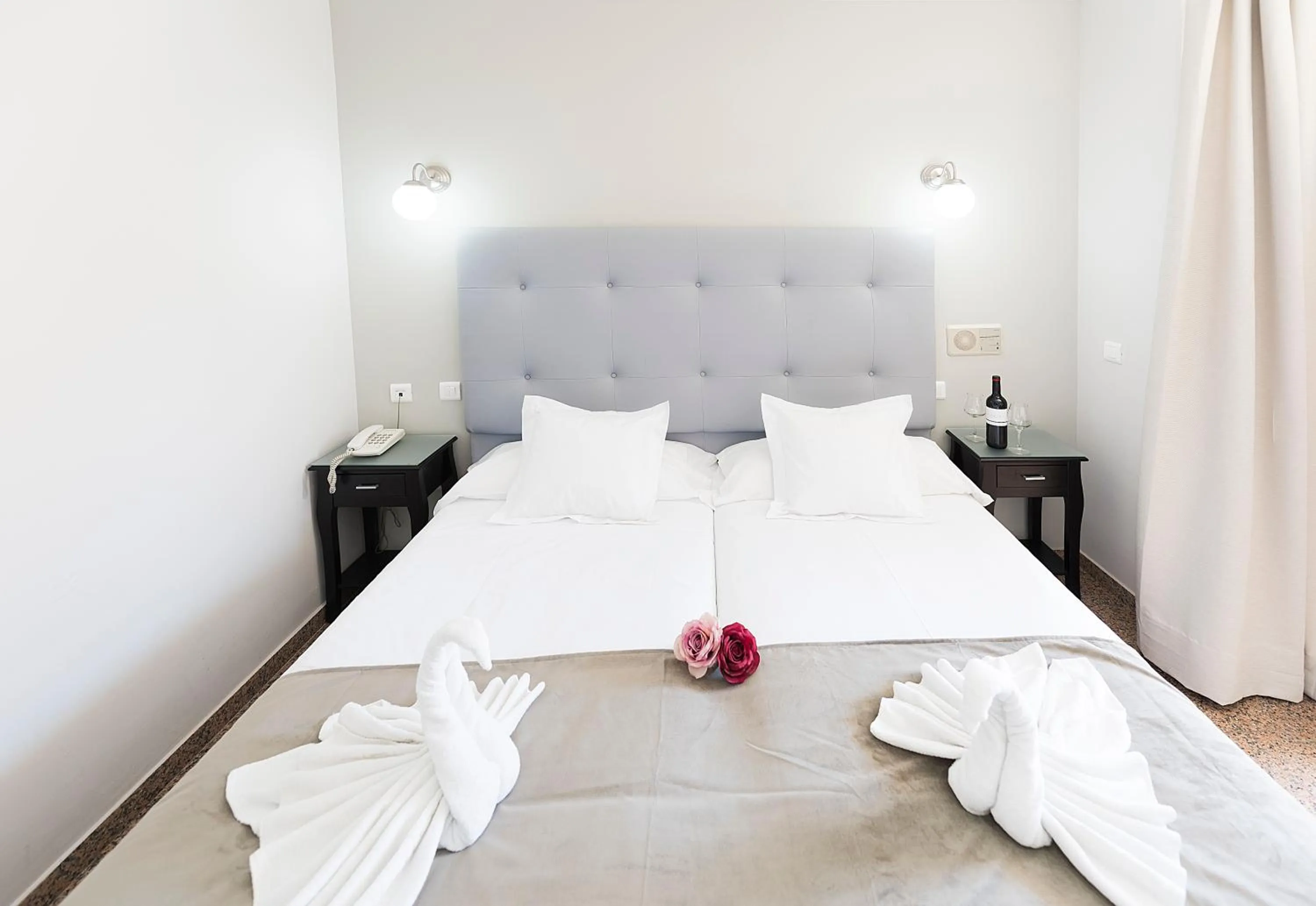 Bed in Hotel Toboso Chaparil