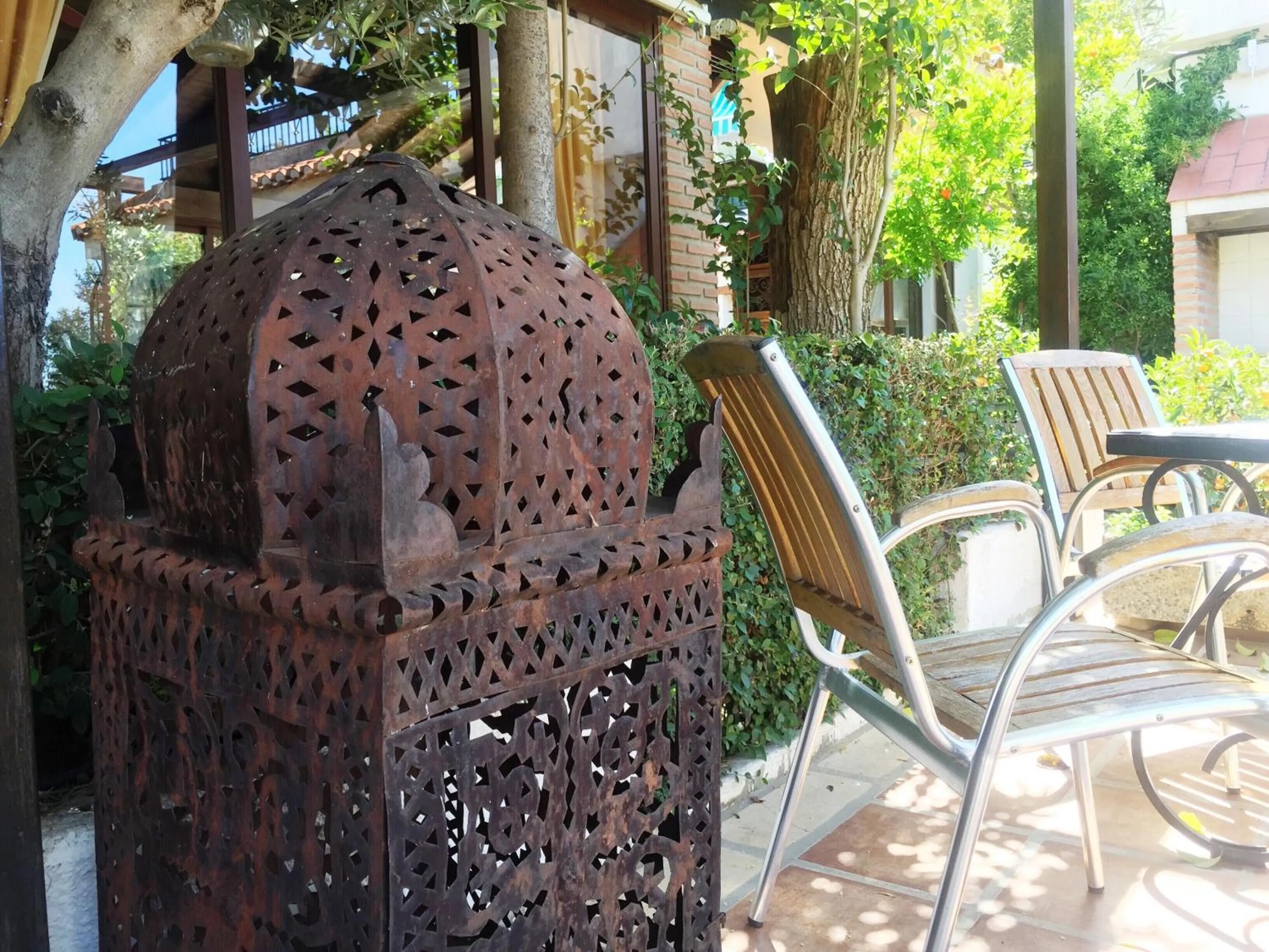 Patio in Hotel Alcadima
