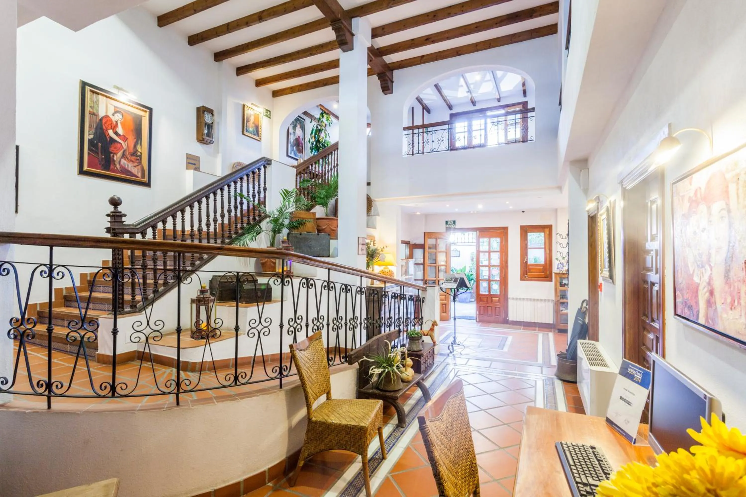 Lobby or reception in Hotel Alcadima