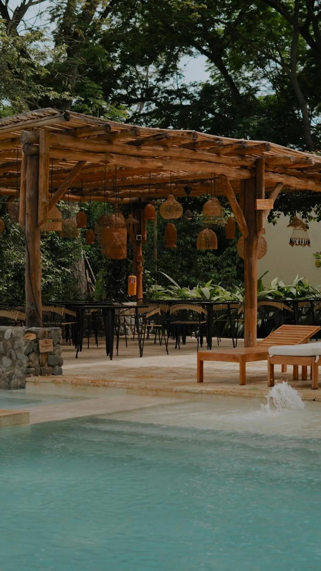 Pool view in Nativa Refugio Escondido