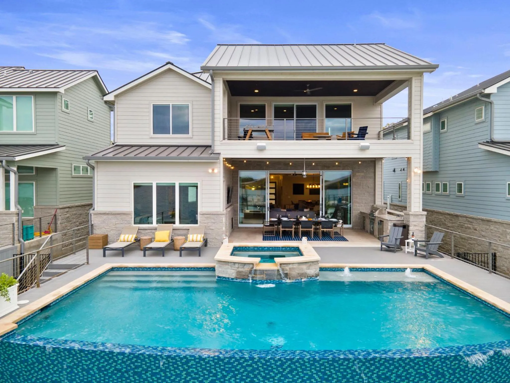 Luxury Waterfront Home with Swimming Pool Hot Tub and 2 Boat Slips