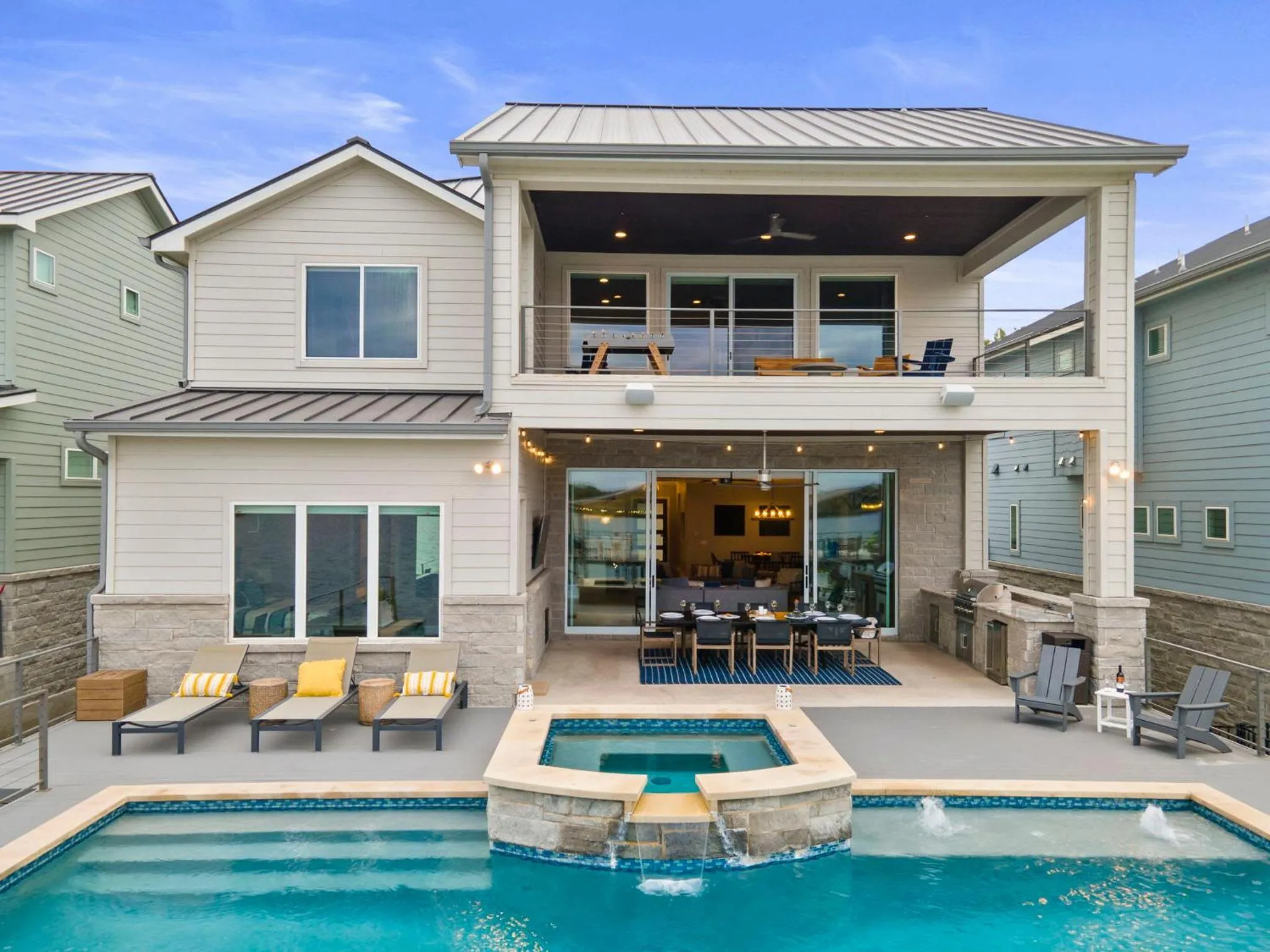 Luxury Waterfront Home with Swimming Pool Hot Tub and 2 Boat Slips