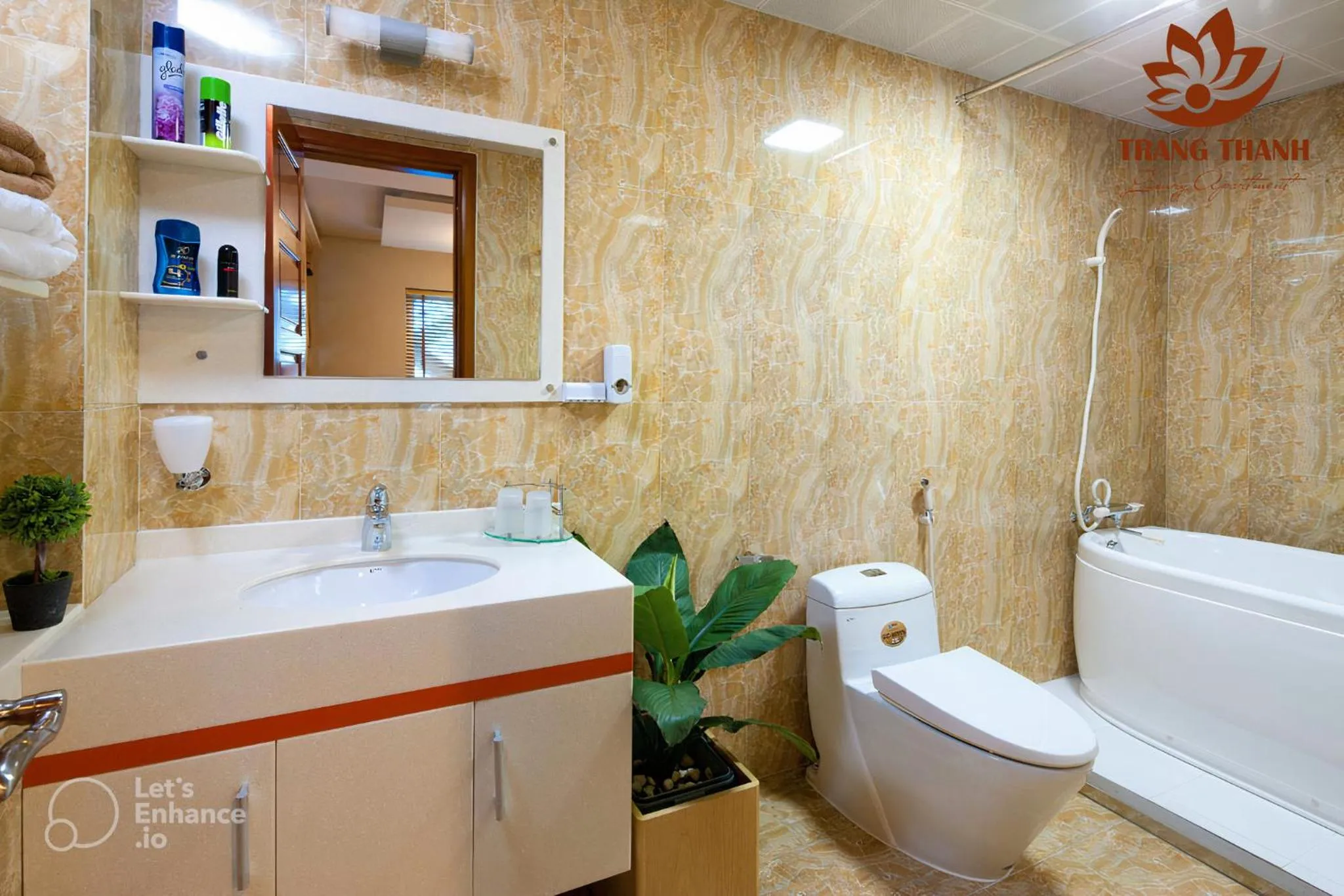 Bathroom in Trang Thanh Luxury Apartment