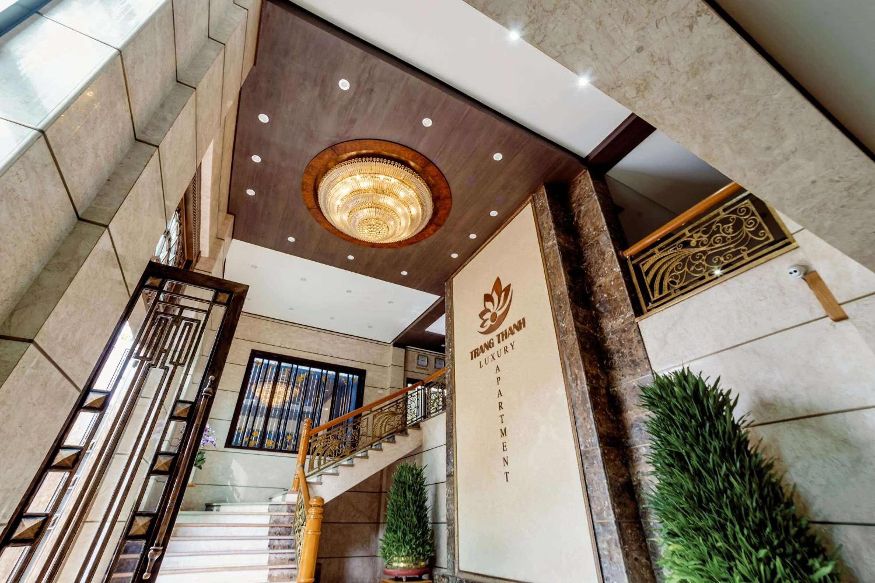 Communal lounge/ TV room in Trang Thanh Luxury Apartment