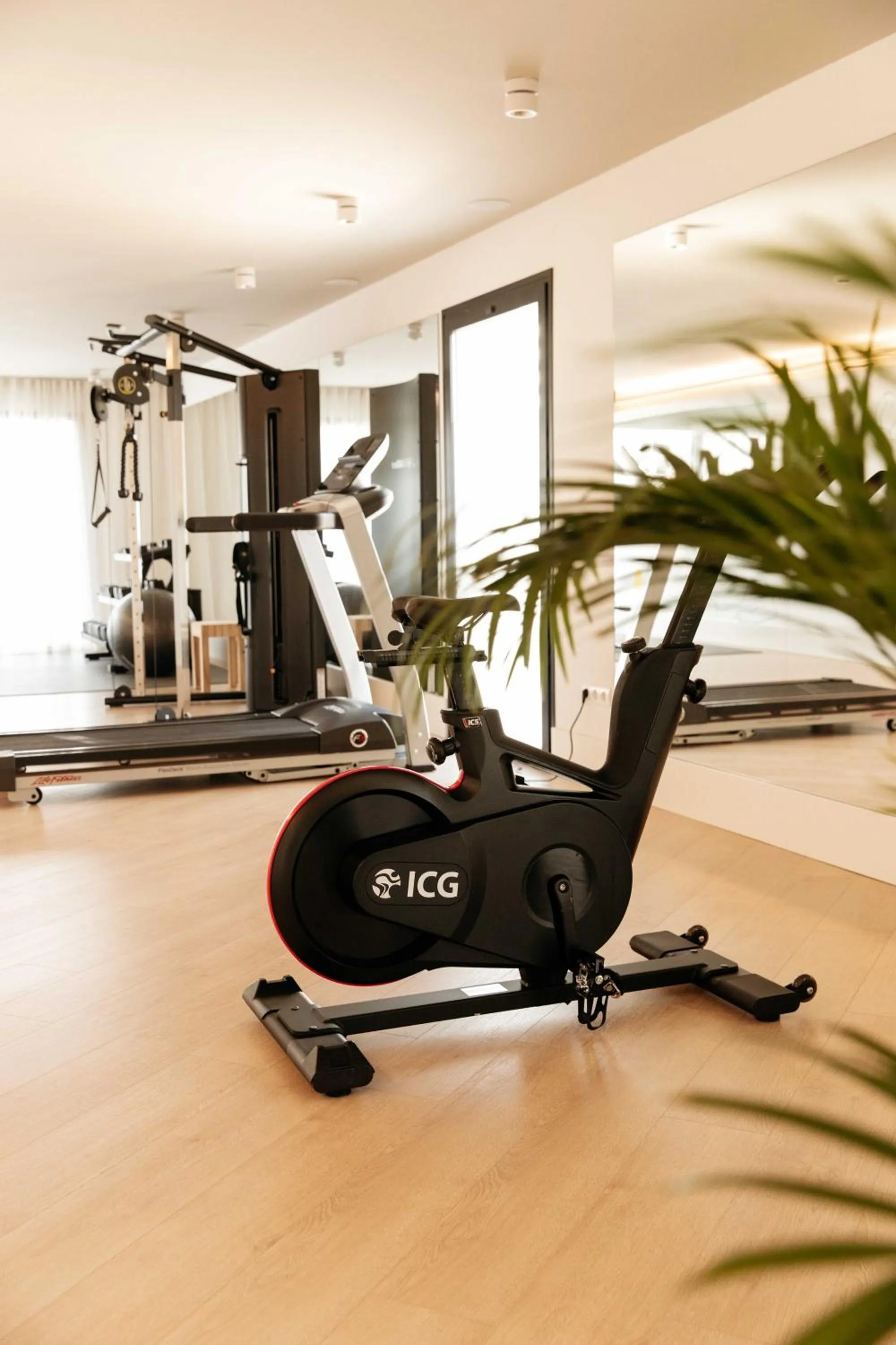 Fitness centre/facilities in Hotel Almirante