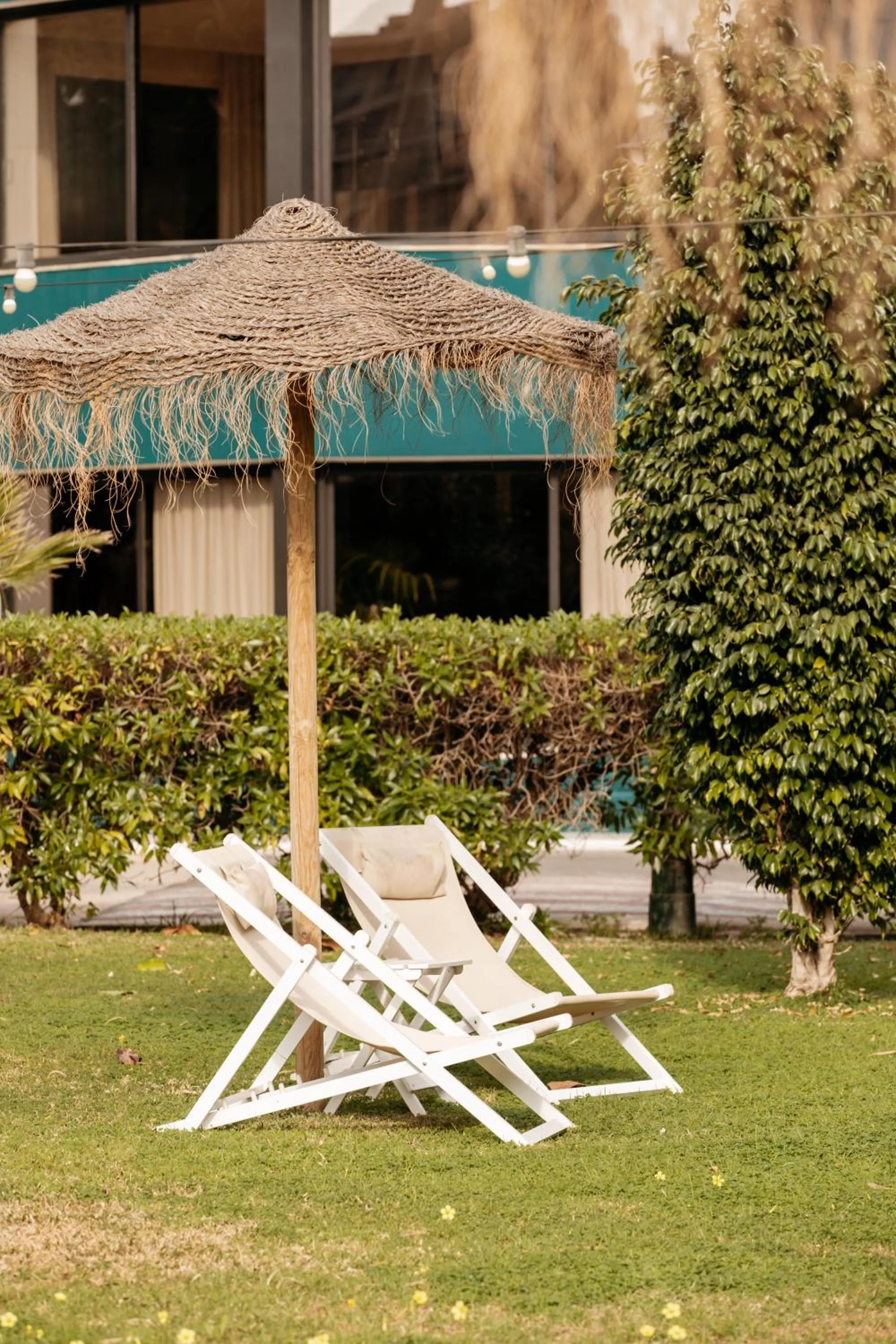 Patio in Hotel Almirante