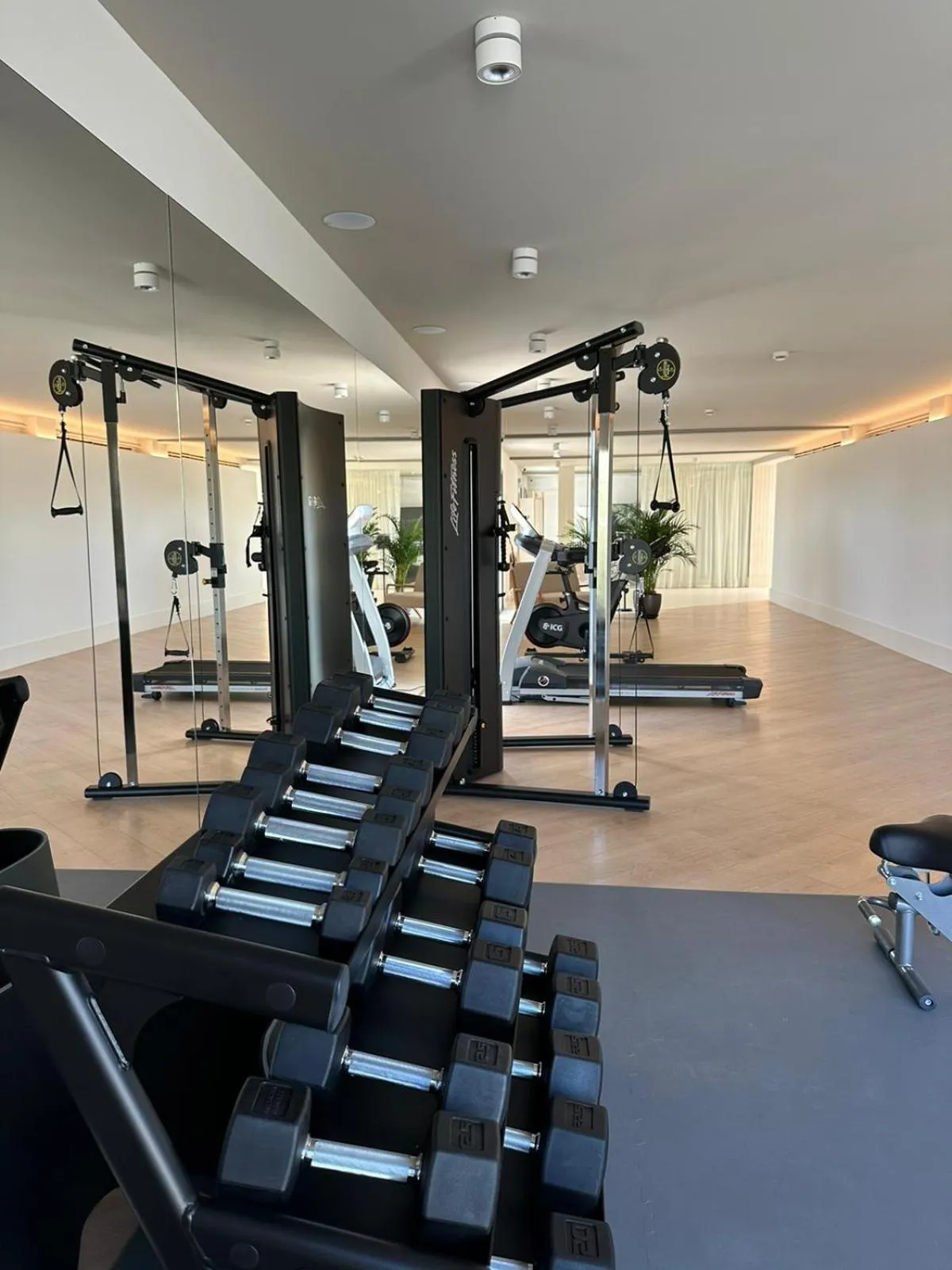 Fitness centre/facilities in Hotel Almirante