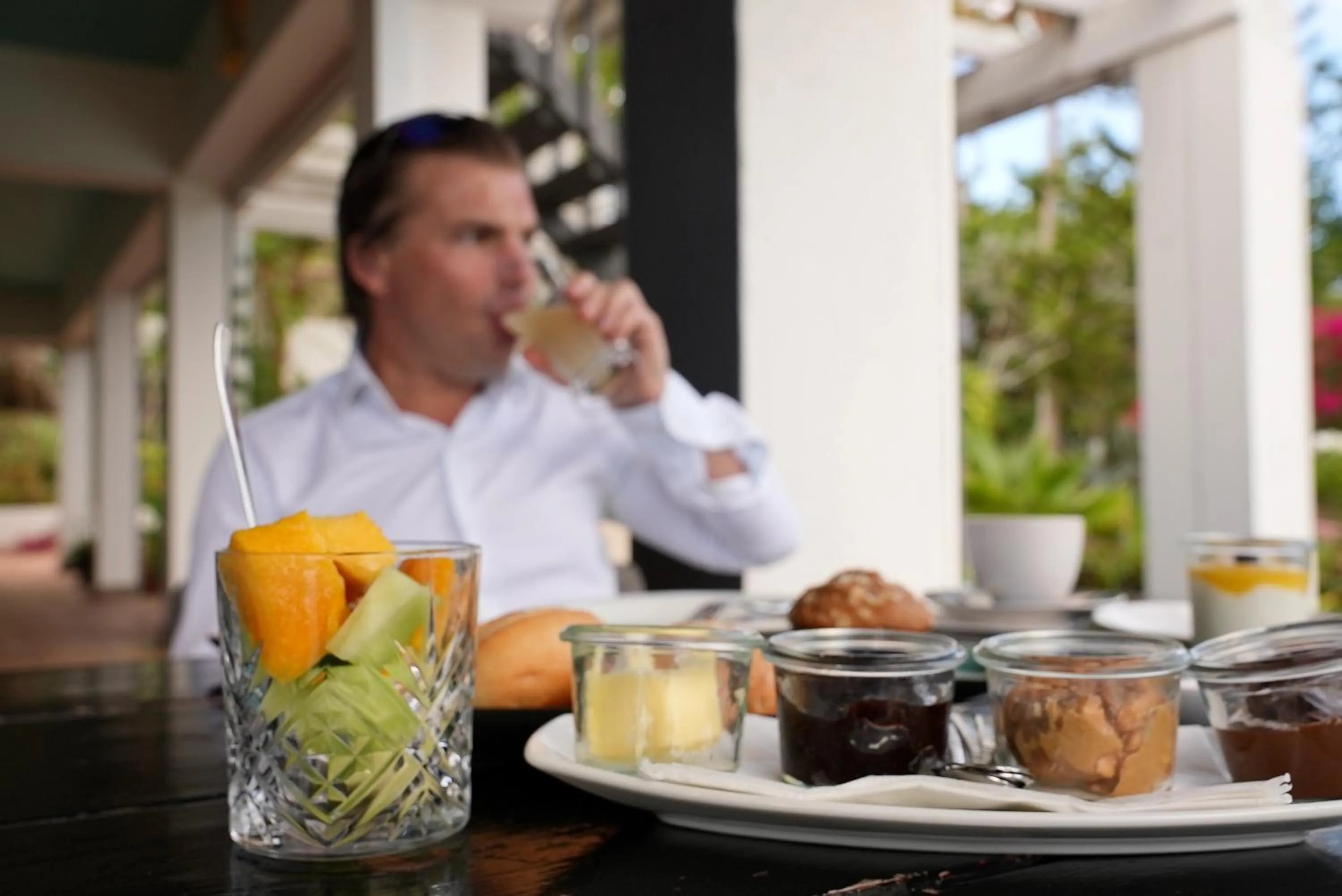 People in Quill Gardens Boutique Hotel