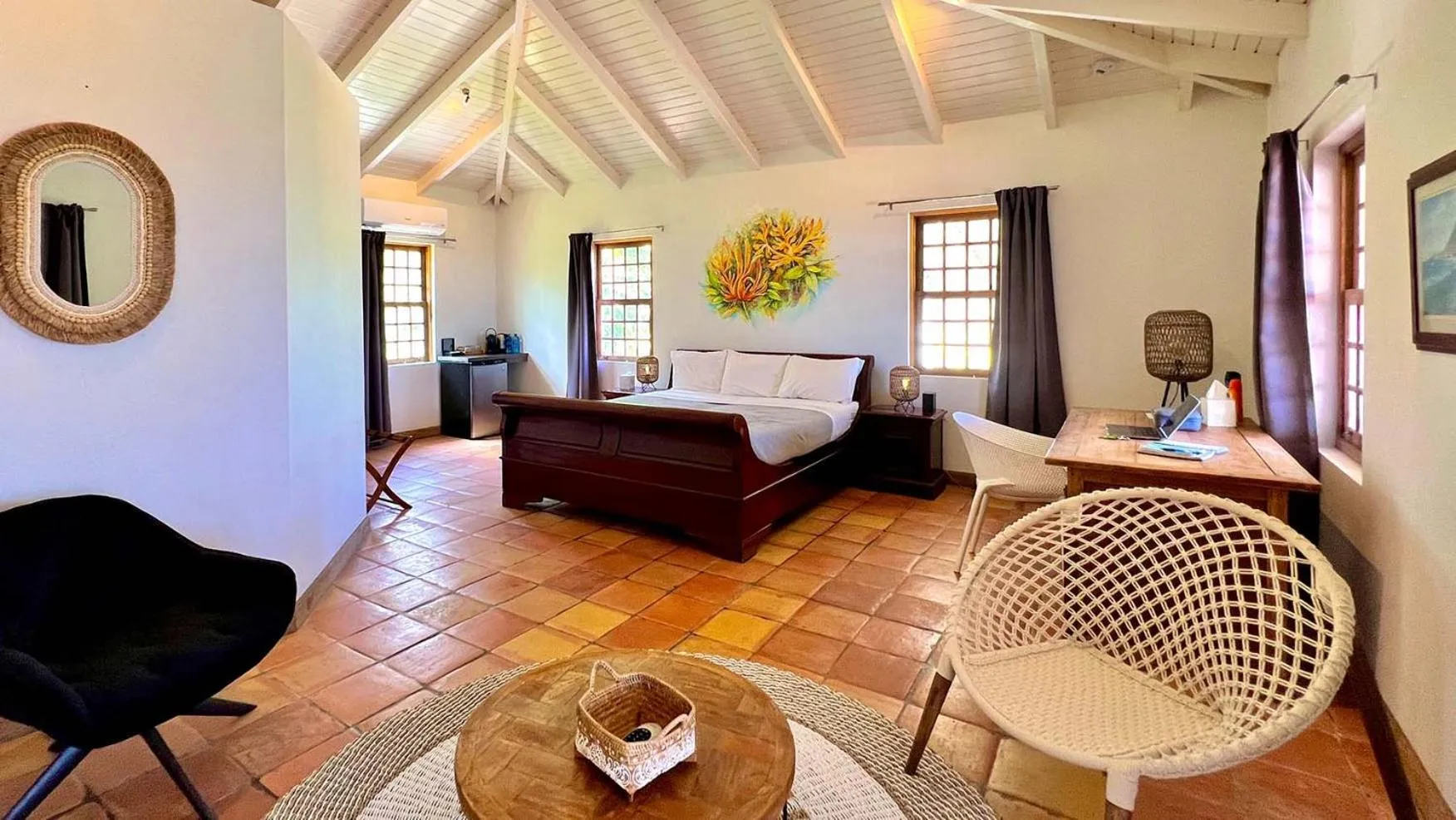 Bed in Quill Gardens Boutique Hotel